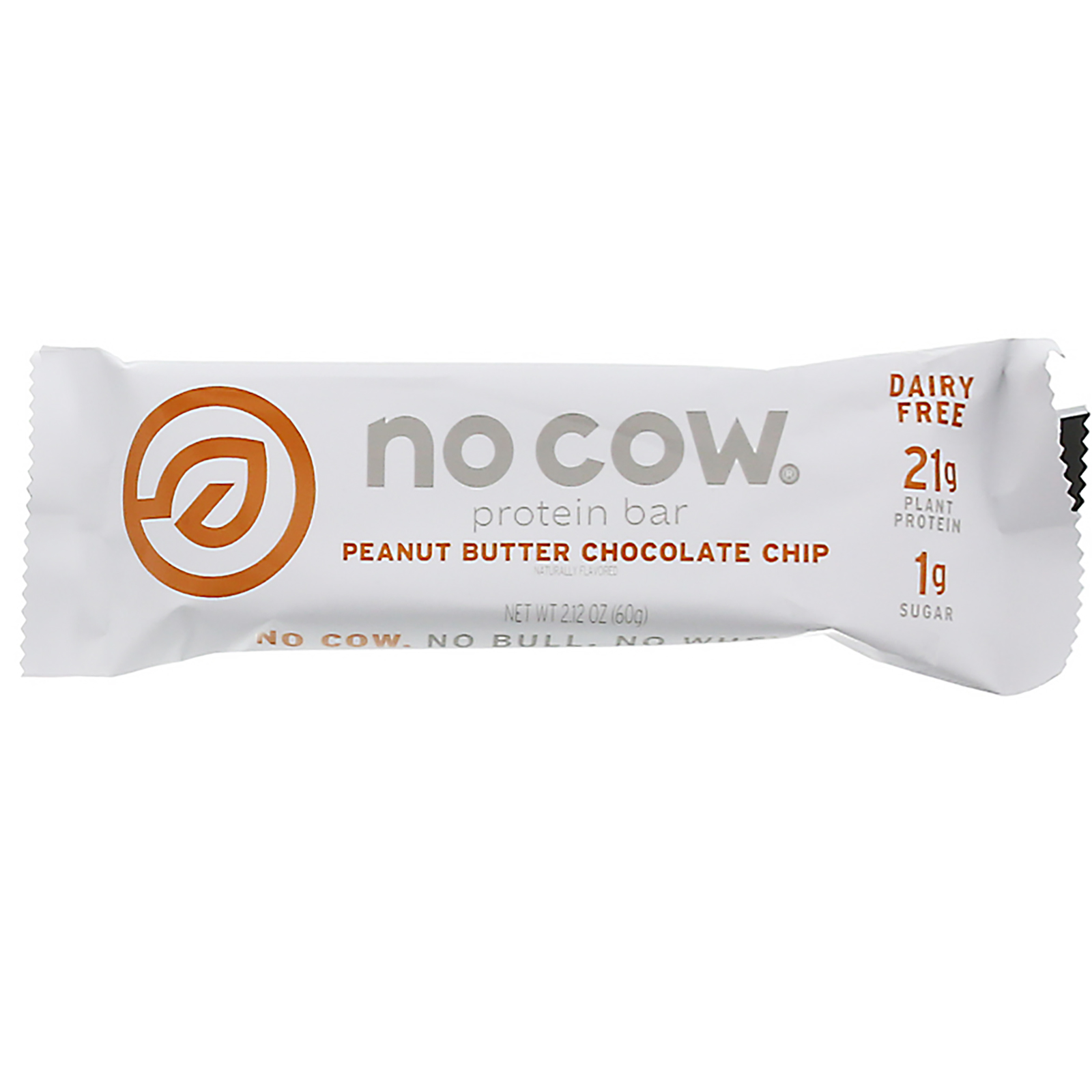 No Cow, Barra de Proteína, Chips de Chocolate com Manteiga de Amendoim, 12 Barras, 60 g (2,12 oz ) Cada - Imagem 4