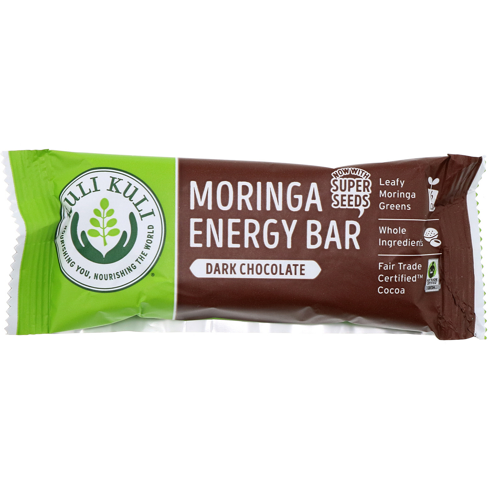 Kuli Kuli, Barra de Moringa, Chocolate Preto, 12 Barras, 1,6 oz (45 g) Cada - Imagem 3