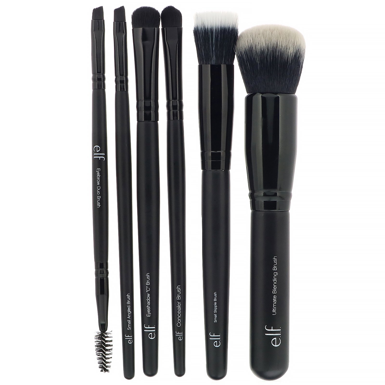 E.L.F., Kit para o rosto impecável, coleção de pincéis com 6 peças