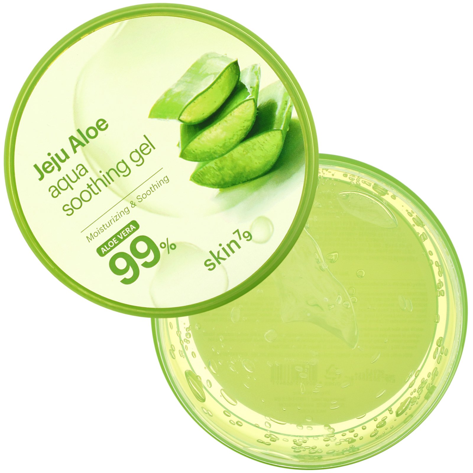 Skin79, Jeju Aloe, Aqua Soothing Gel, Aloe Vera, 10.58 oz (300 g) - Imagem 3