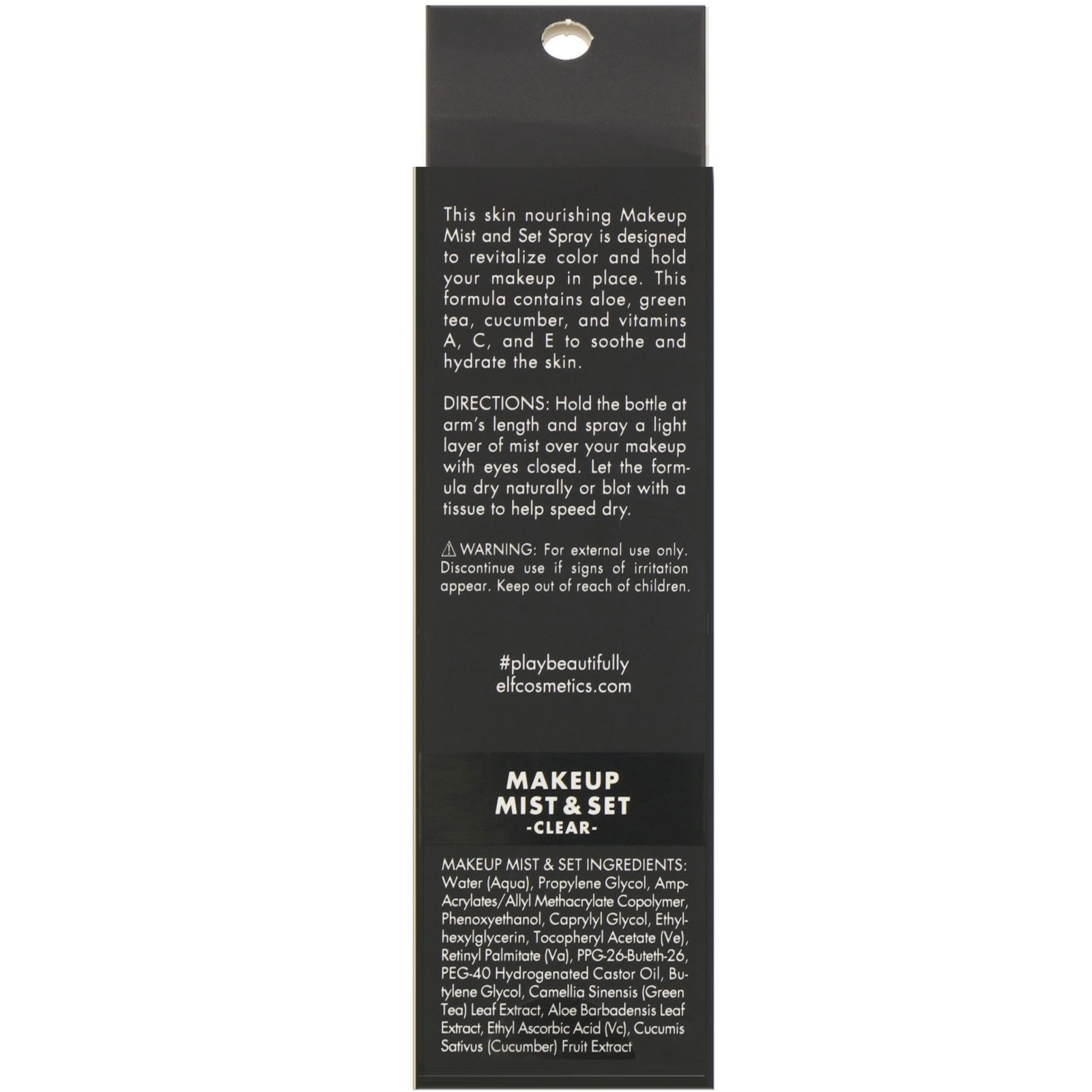 E.L.F., Makeup Mist & Set, Transparente, 120 ml (4,1 fl oz) - Imagem 3