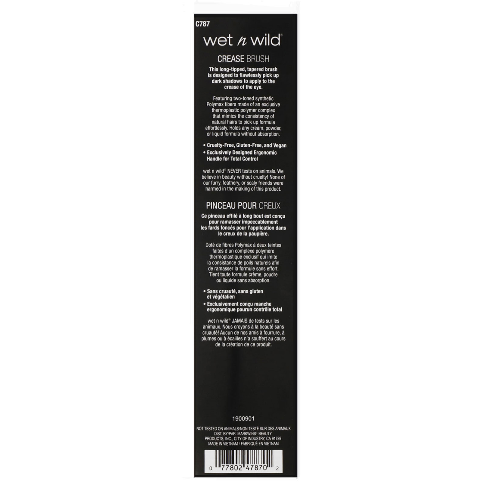 Wet n Wild, Crease Brush, 1 Pincel - Imagem 3