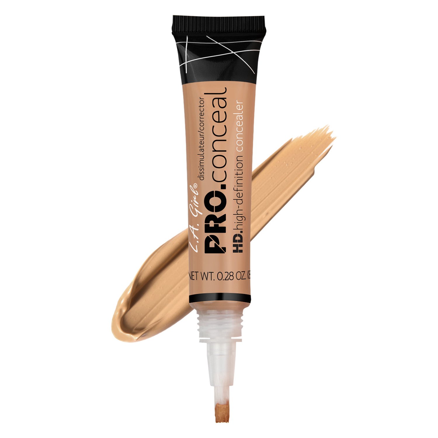 L.A. Girl, Corretivo Pro Conceal HD, bege médio, 0,28 oz (8 g) - Imagem 3