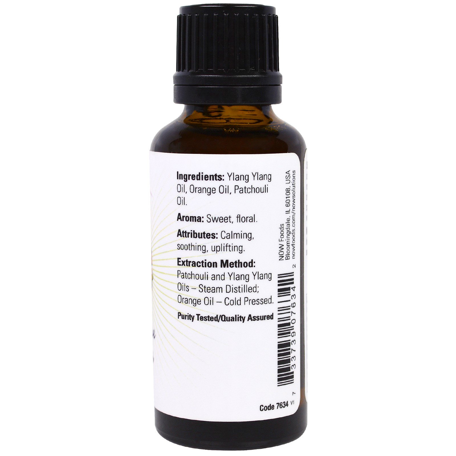 Now Foods, Paz, Amor e Flores, Óleos Essenciais, Mistura Estabilizante, 30ml - Imagem 2