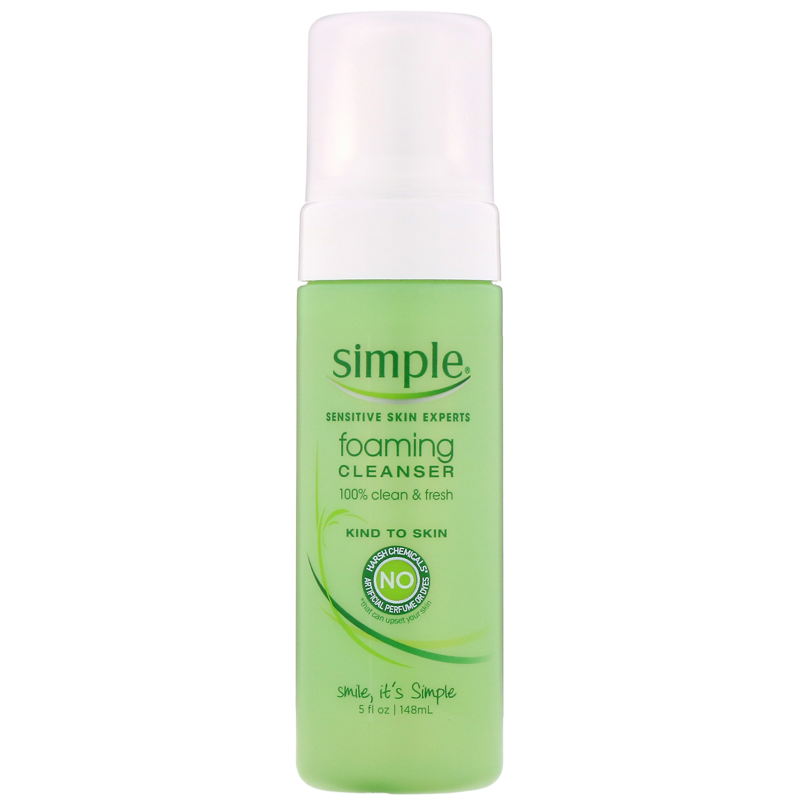 Simple Skincare, Espuma de limpeza, 148 ml