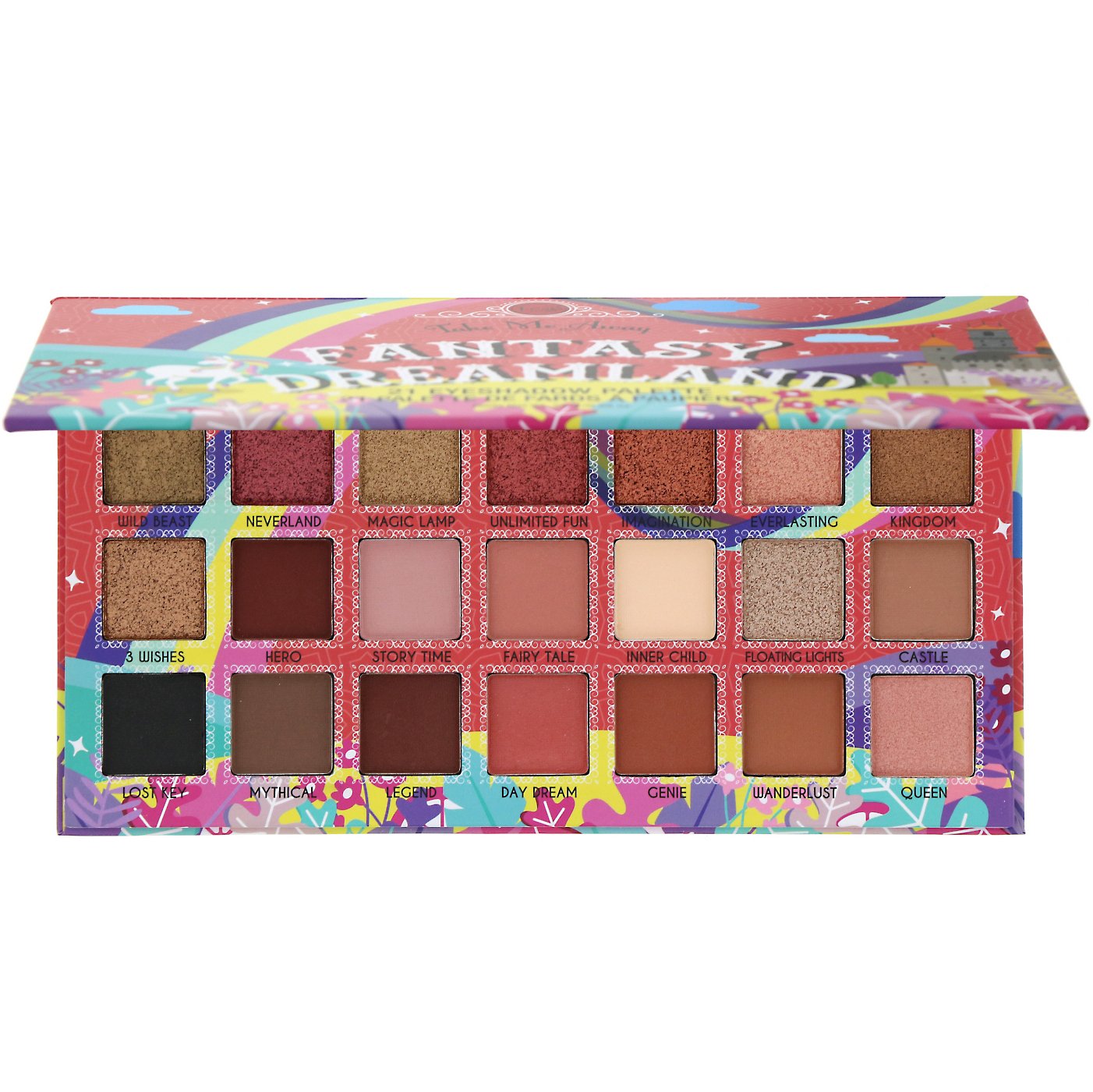 J.Cat Beauty, Paleta de sombras Take Me Away, ESP303 Terra dos sonhos da fantasia, 25 g