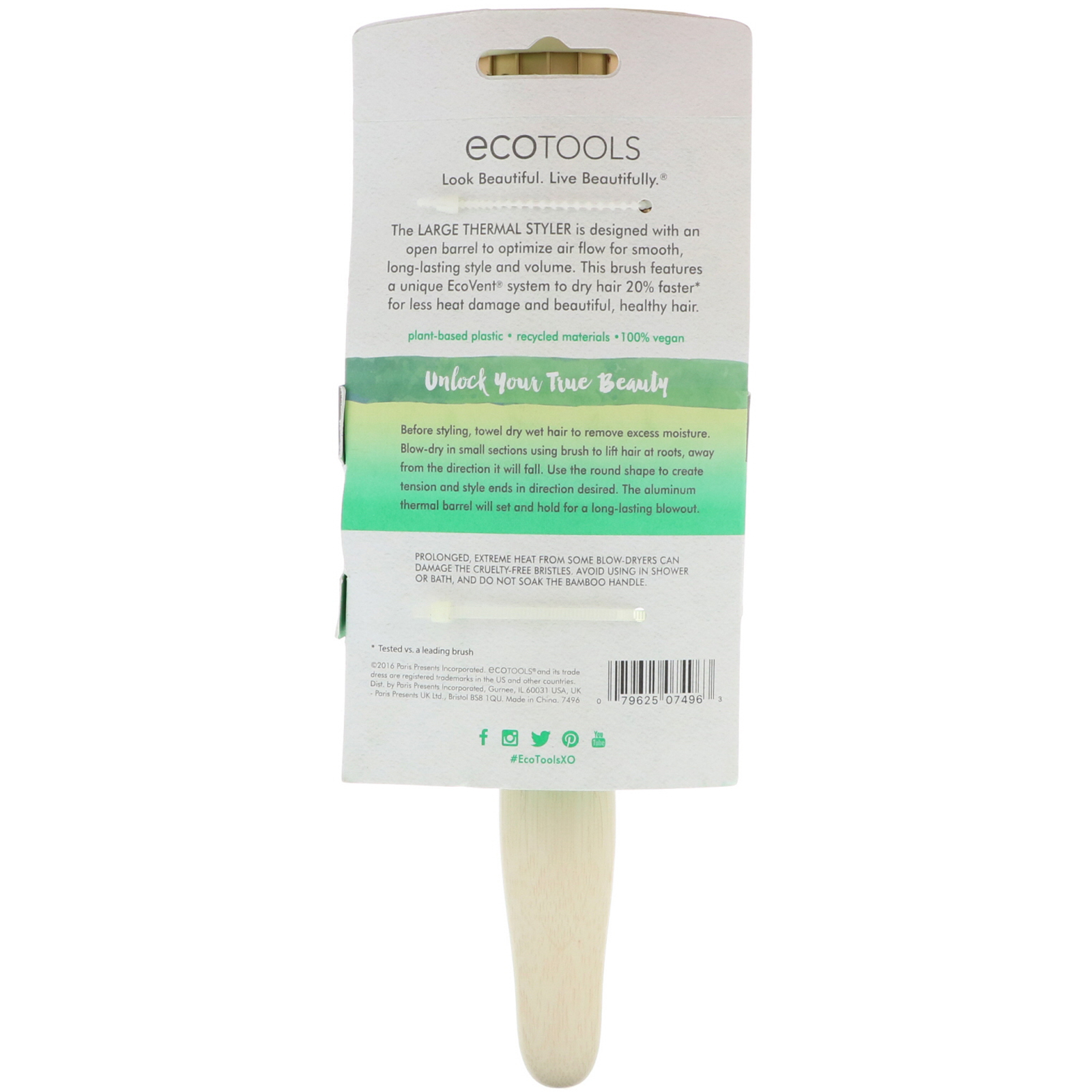 EcoTools, Full Thermal Styler Brush - Imagem 3