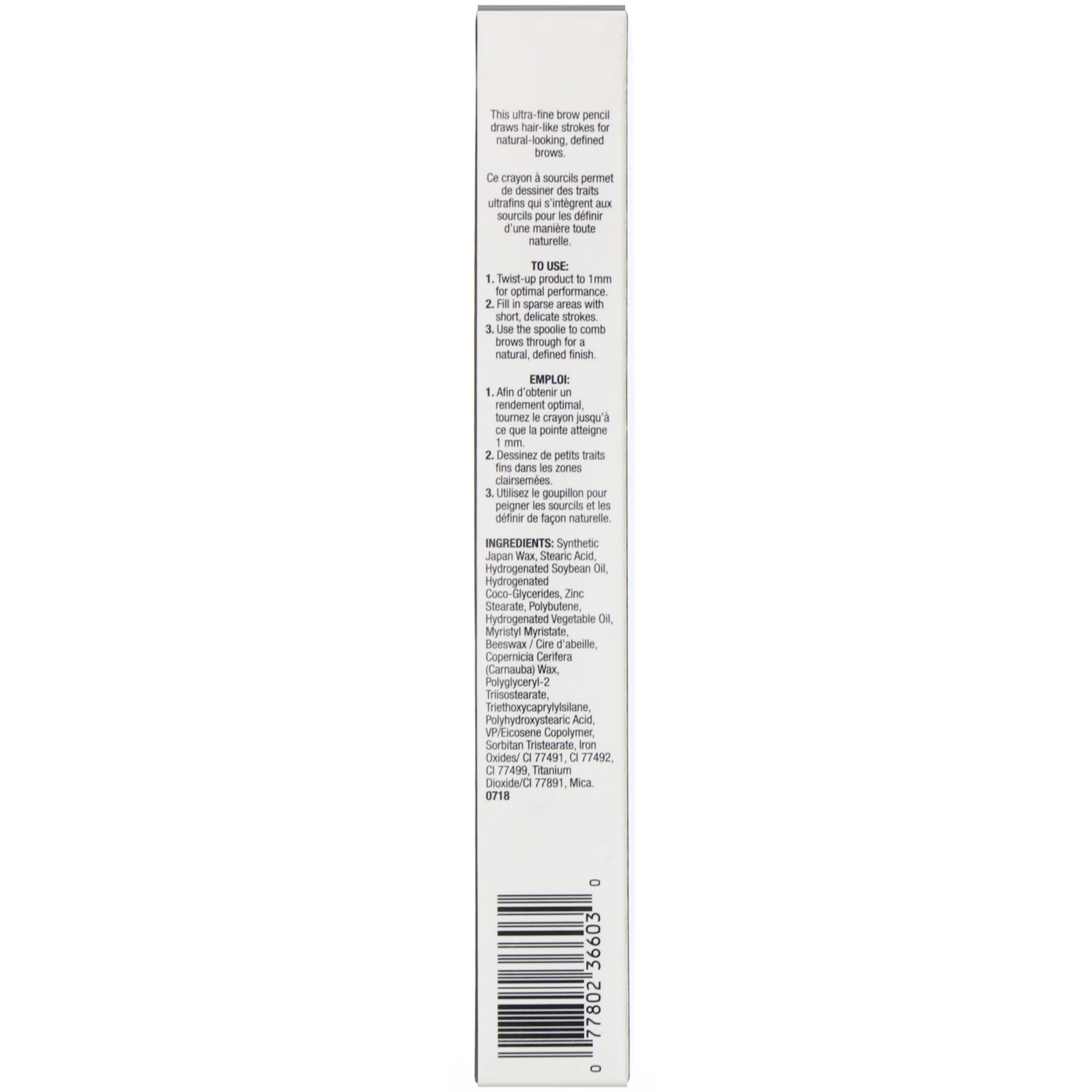 Wet n Wild, Lápis de sobrancelhas micro Ultimate Brow, 649A marrom profundo, 0,002 oz (0,06 g) - Imagem 3