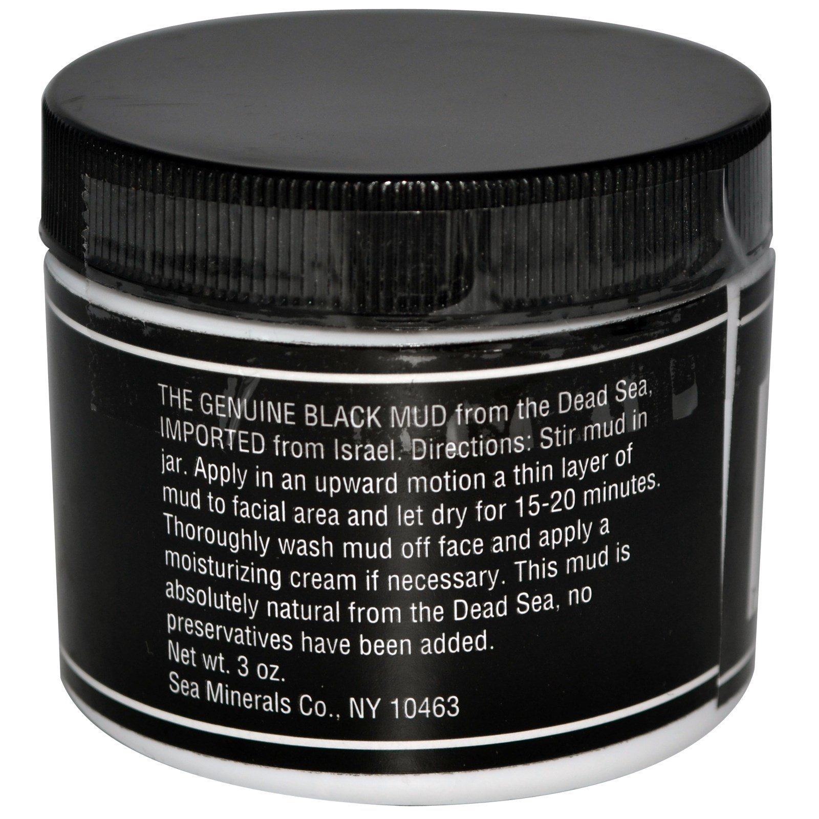 Sea Minerals, Lama Negra, Máscara Facial Natural, 3 oz - Imagem 2