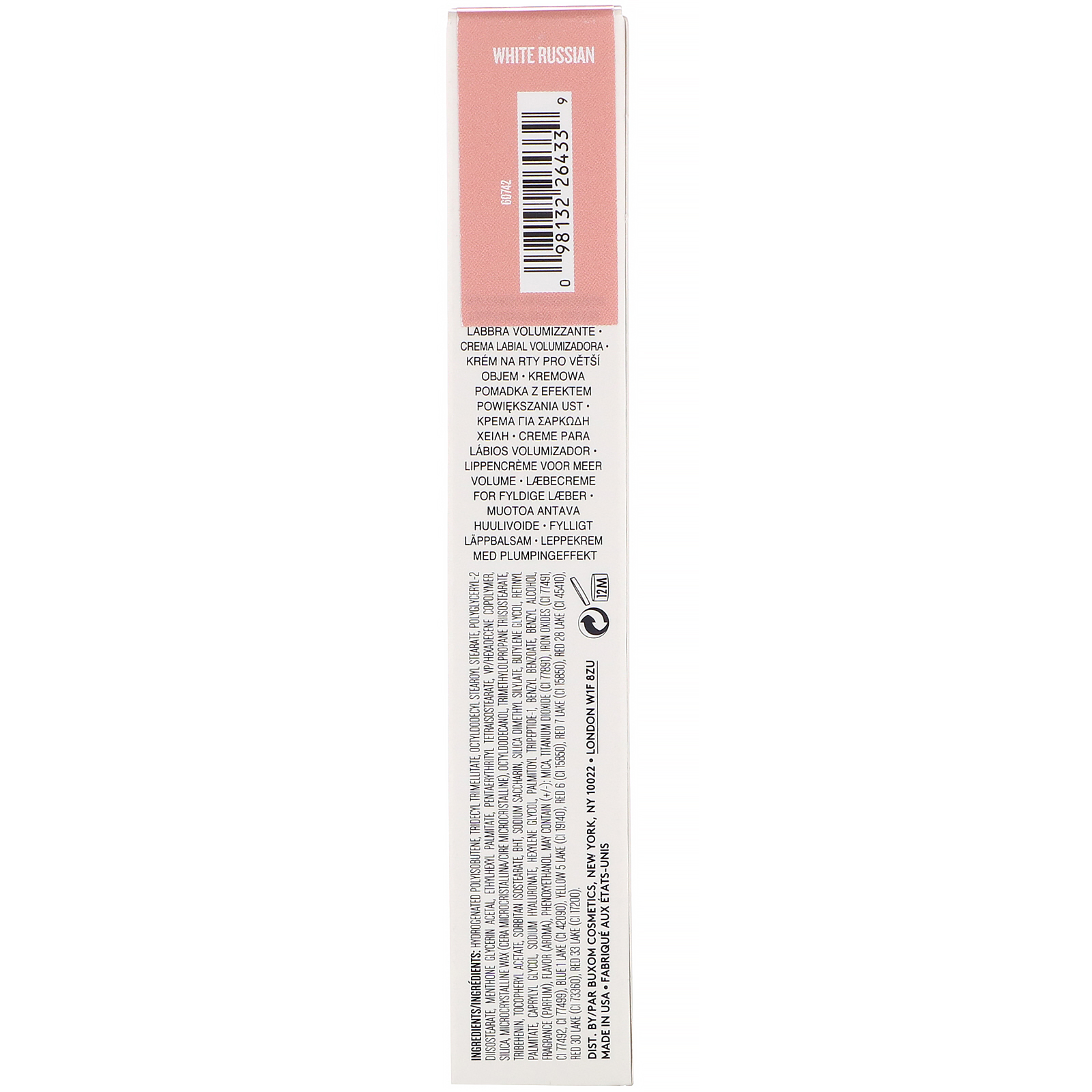 Buxom, Full-On, Plumping Lip Cream, White Russian, 0.14 fl oz (4.2 ml) - Imagem 3