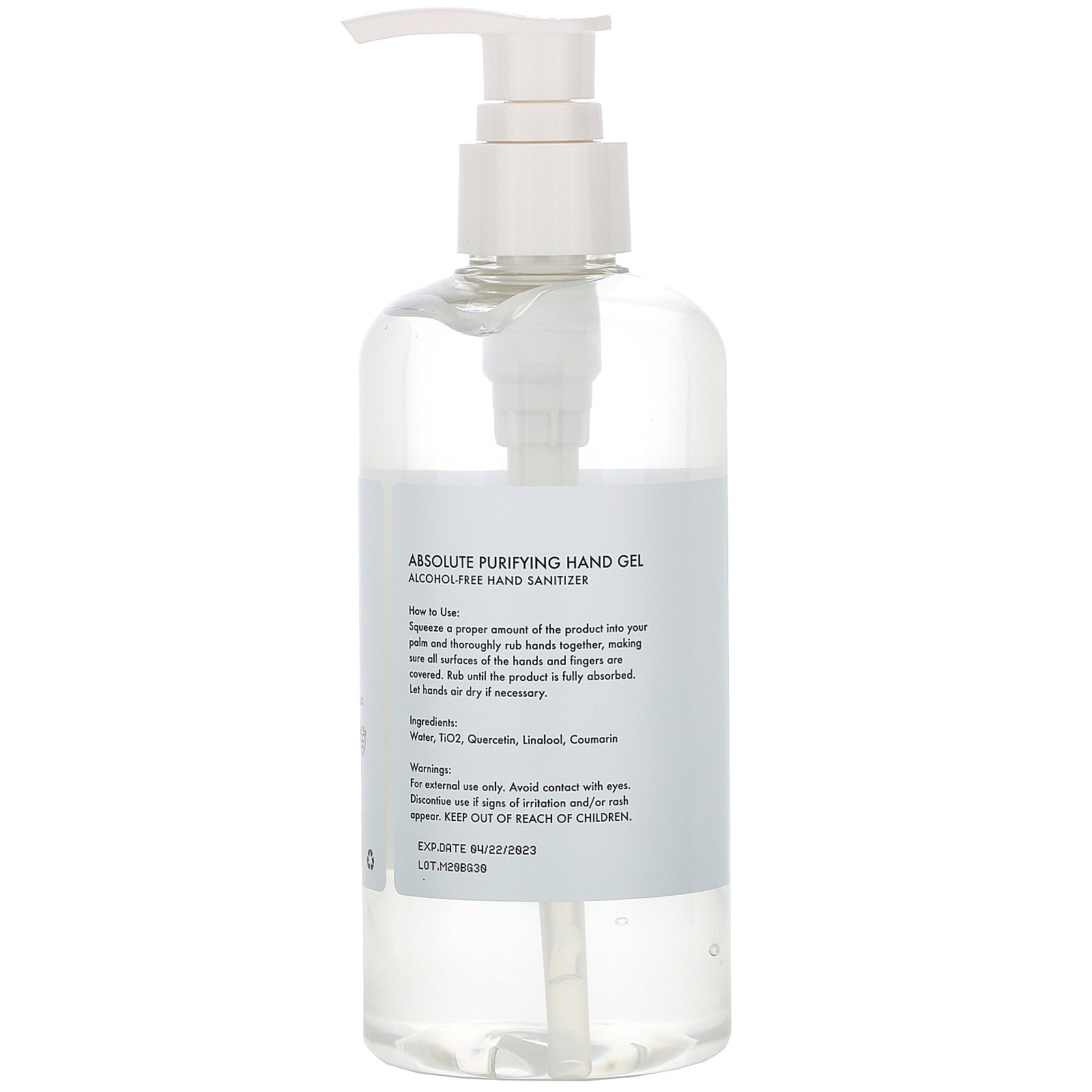 BeKLYN, Absolute Purifying Hand Gel, Alcohol-Free Hand Sanitizer, 10.14 fl oz (300 ml) - Imagem 2