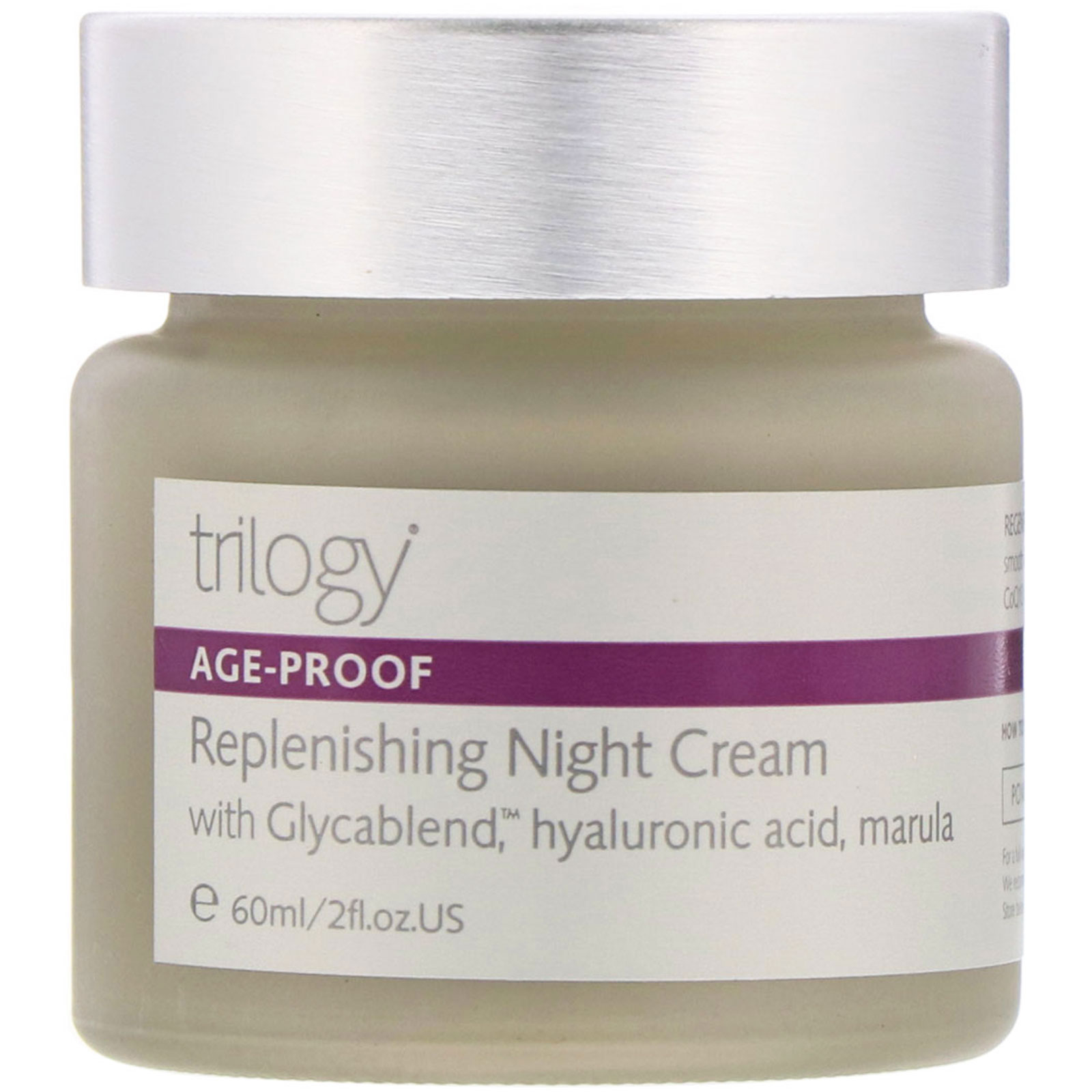 Trilogy, Age-Proof, Creme noturno restaurador, 60 ml