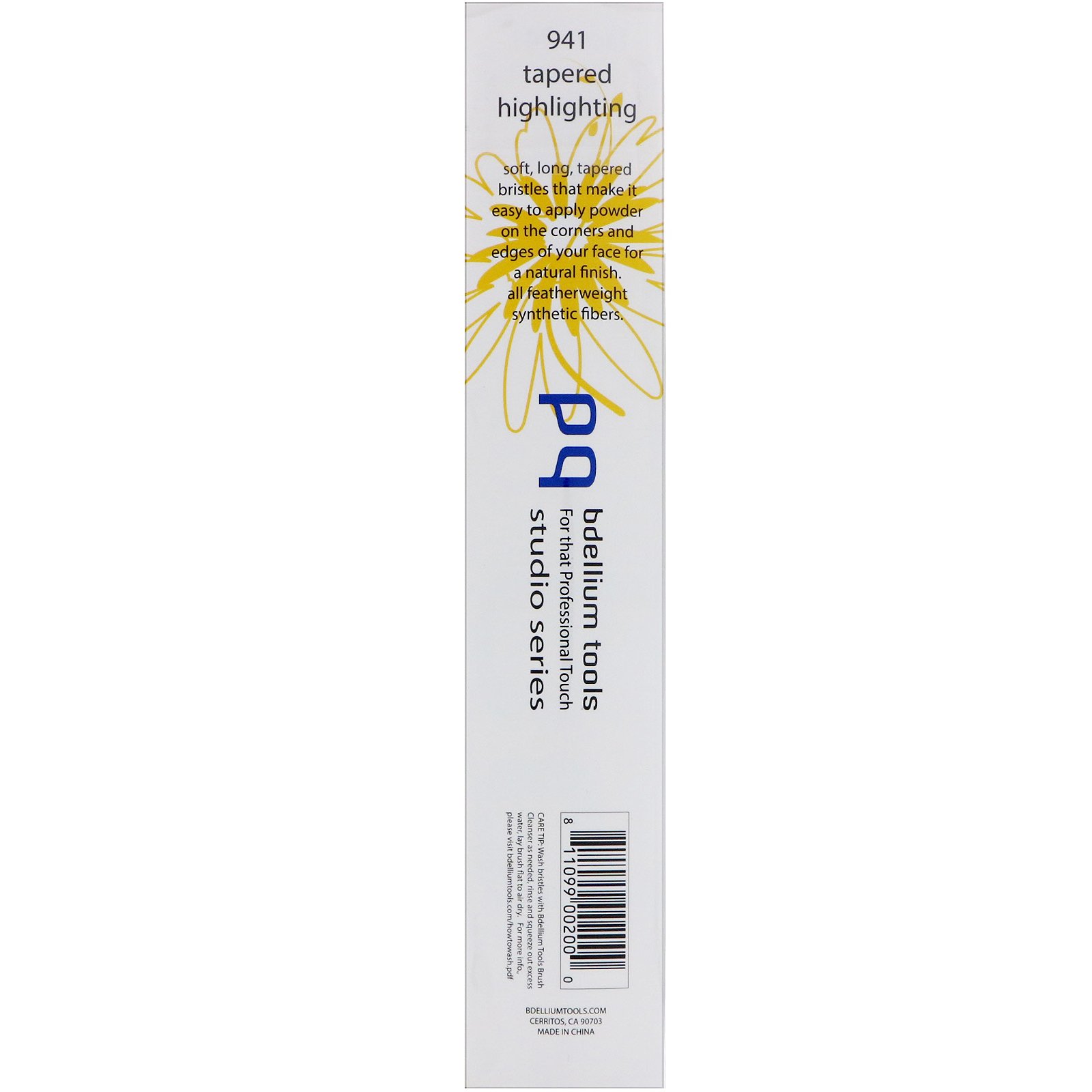 Bdellium Tools, Linha Estúdio, Face 941, 1 Pincel Iluminador Cônico - Imagem 3