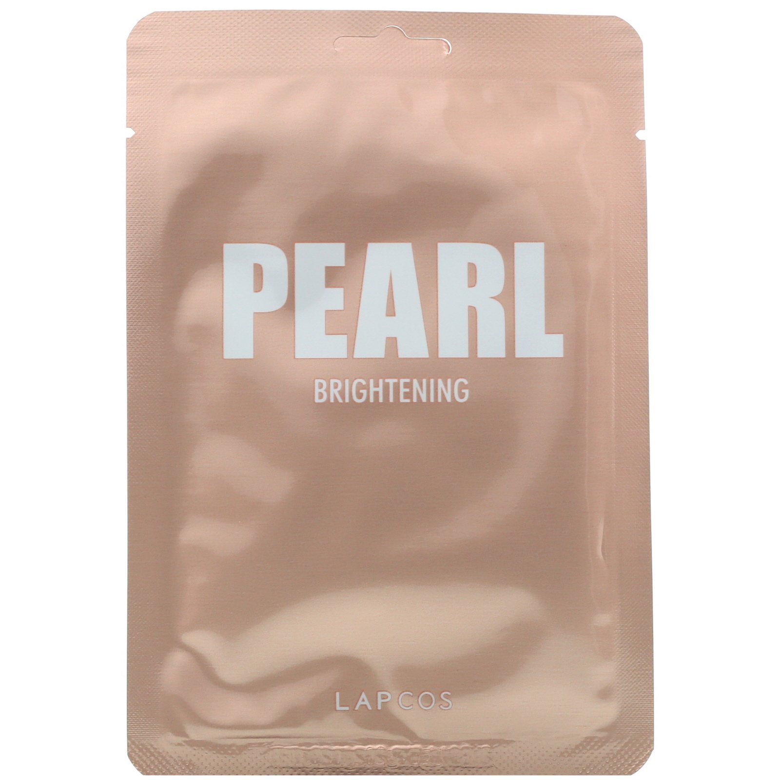 Lapcos, Máscara Facial de Pérolas para Uso Diário, Iluminadora, 5 Folhas, 24 ml (0,81 fl oz) Cada