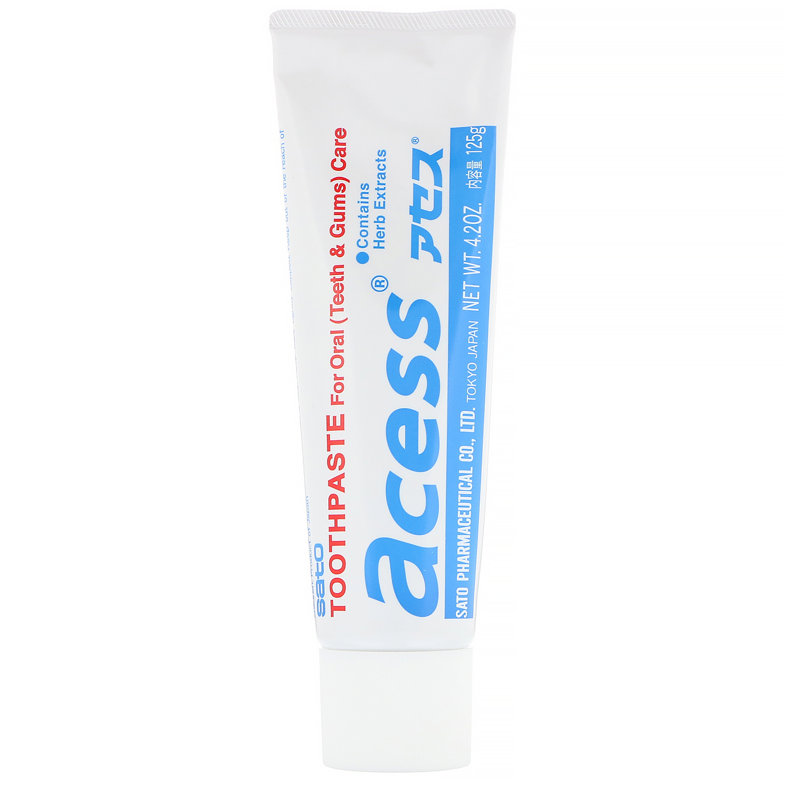 Sato, Acess, Creme dental de cuidado oral, 125 g - Imagem 3