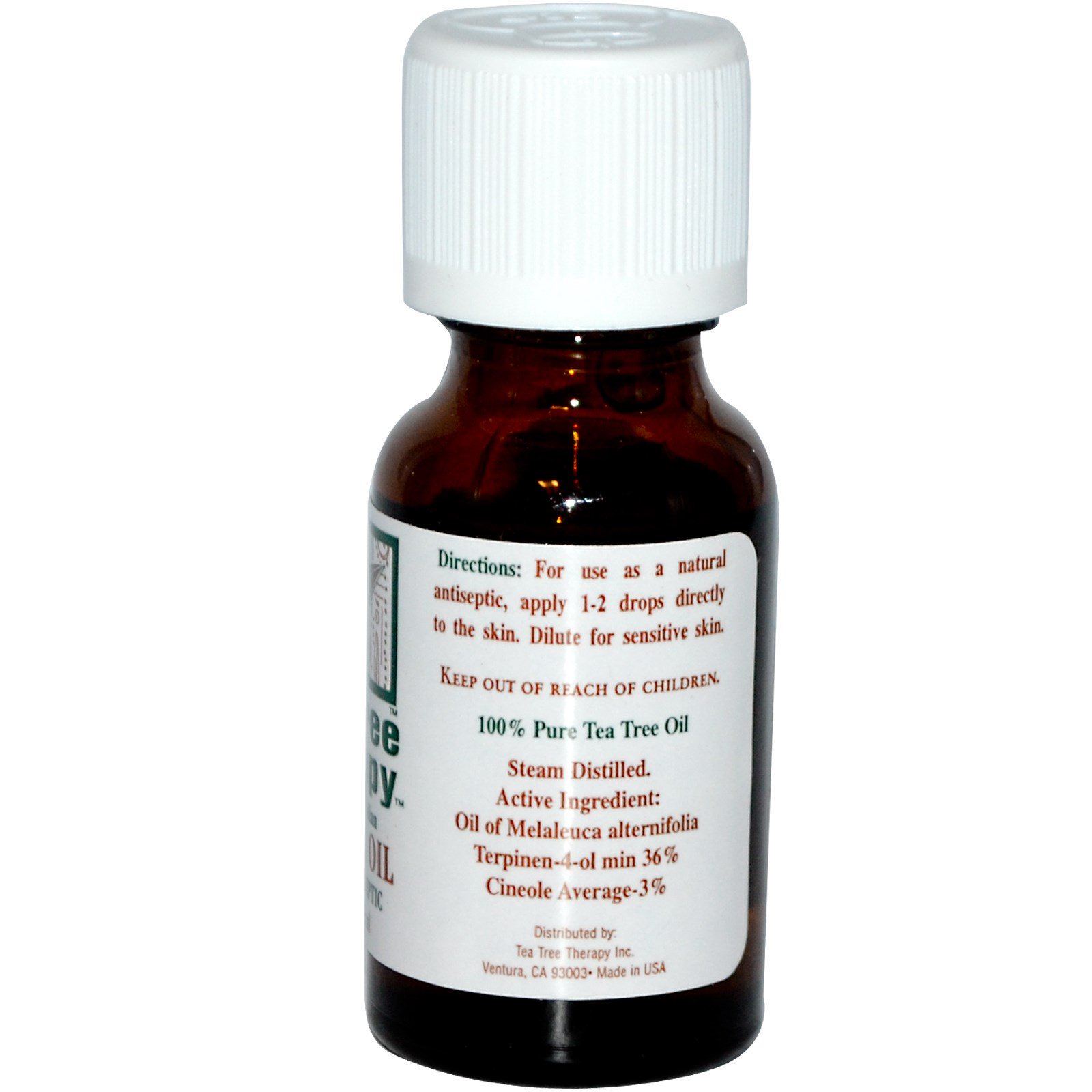 Tea Tree Therapy, Óleo de Tea Tree, 0,5 fl oz (15 ml) - Imagem 2