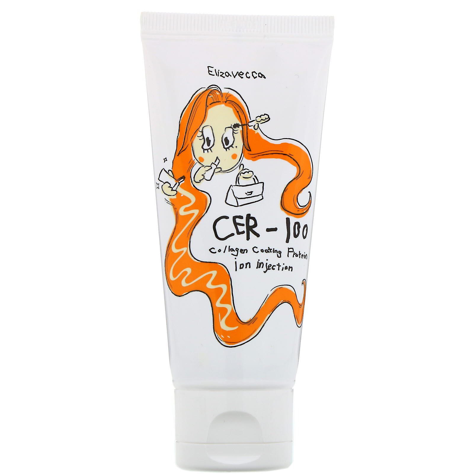 Elizavecca, CER-100, Injeção de Íons de Proteína de Revestimento de Colágeno, 50 ml (1,69 fl oz)