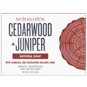 Comprar schmidt's naturals, natural soap, cedarwood +juniper, 5 oz (142 g) preço no brasil banho & cuidados pessoais banho e chuveiro cuidados de banho e pessoais gel de banho e gel de chuveiro marcas a-z schmidt's schmidt's naturals suplemento importado loja 17 online promoção -