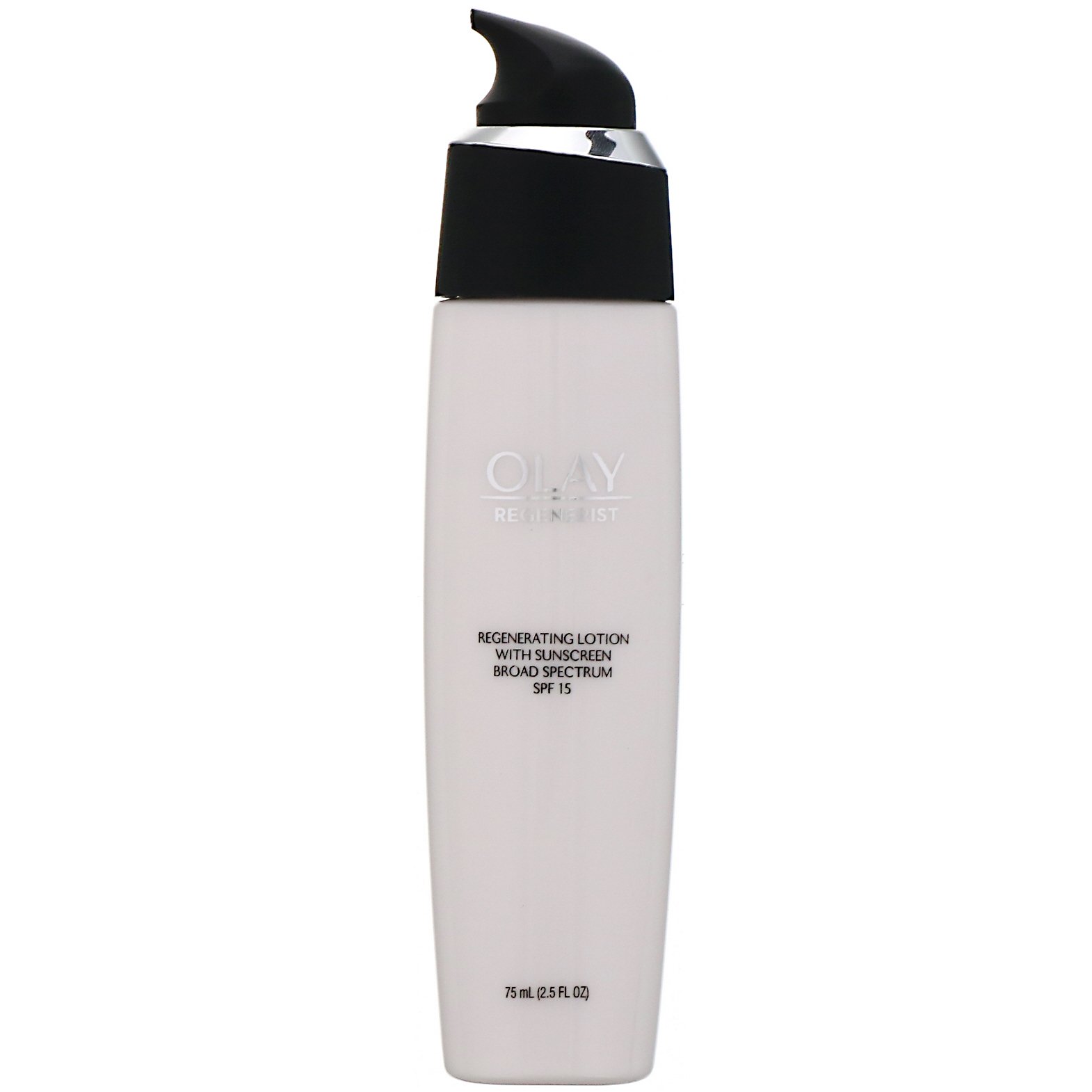 Olay, Regenerist, Loção Regeneradora com Protetor Solar, FPS 15, 75 ml (2,5 fl oz)