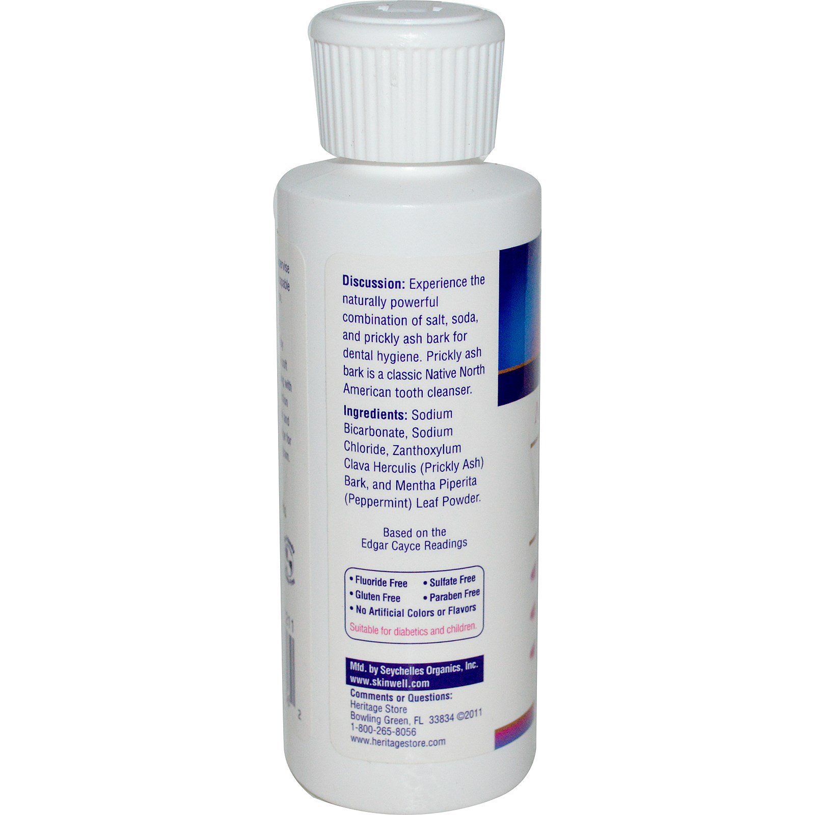 Heritage Store, Pó Dental IPSAB, Hortelã Natural, 4 oz (113 g) - Imagem 2