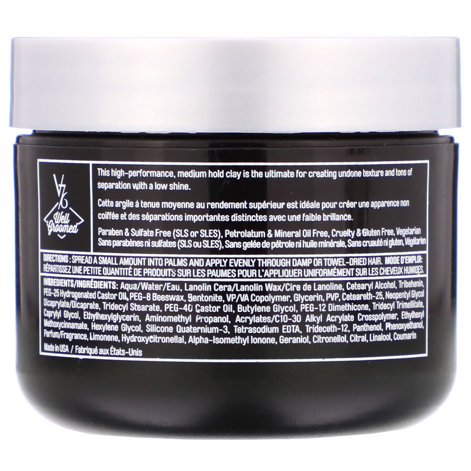V76 By Vaughn, Texture Clay, Medium Hold, 1.7 oz (48 g) - Imagem 3