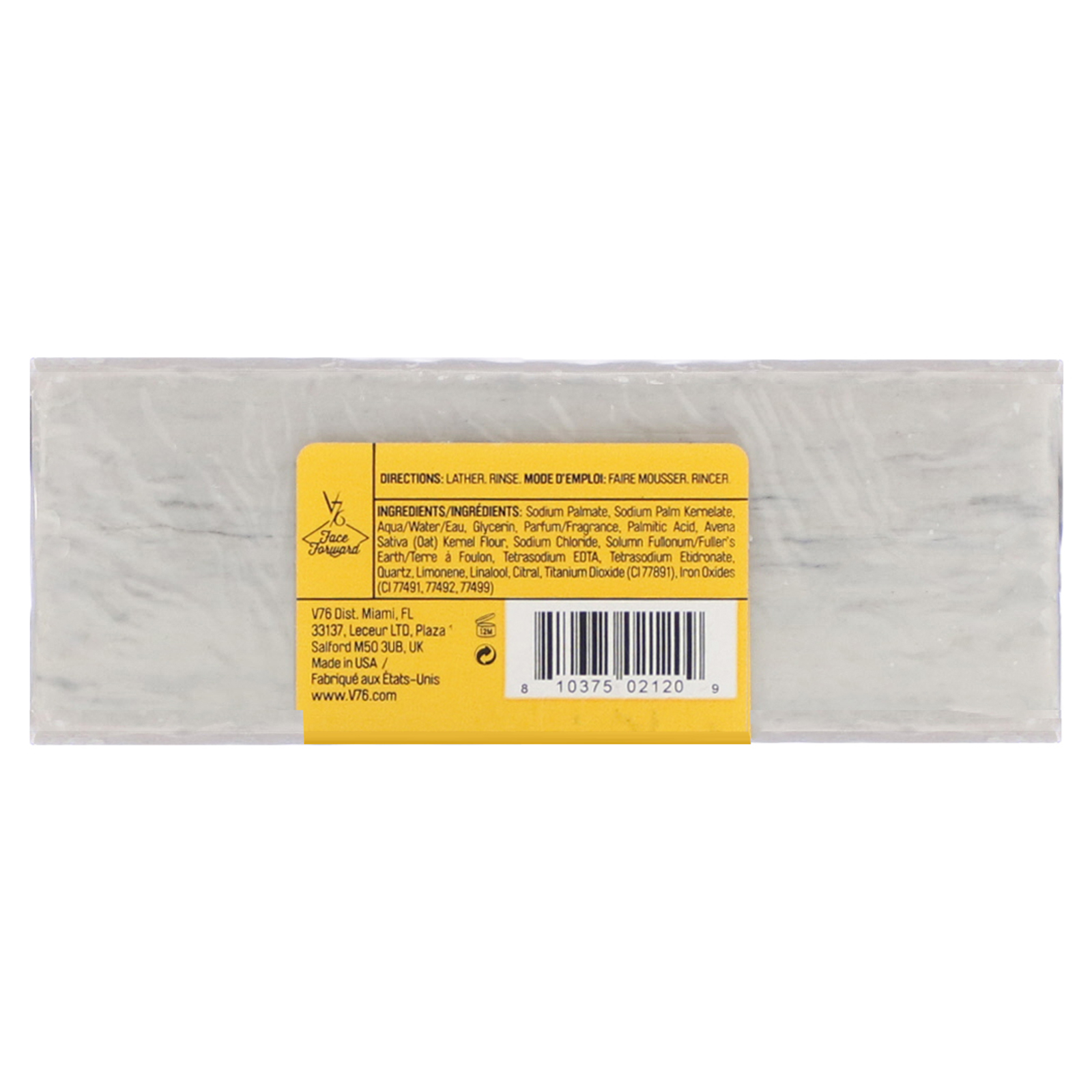V76 By Vaughn, Detox Bar Soap, 5.0 oz (141 g) - Imagem 2