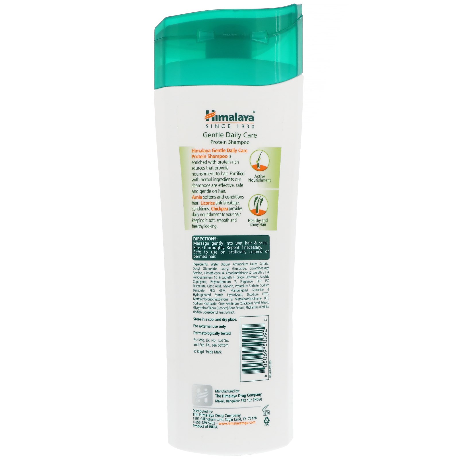 Himalaya, Gentle Daily Care Protein Shampoo, 13.53 fl oz (400 ml) - Imagem 2