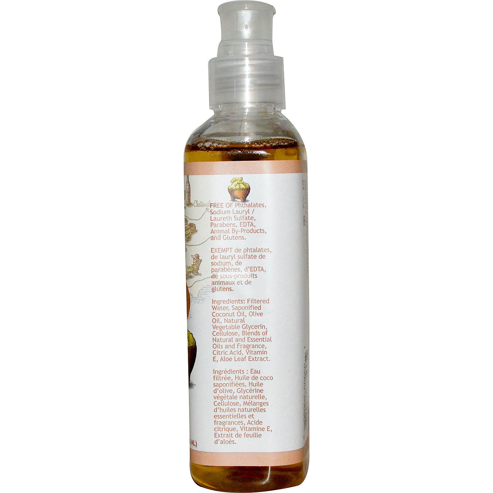South of France, Sabonete para as mãos de manteiga de carité com Aloe Vera, 8 oz (236 ml) - Imagem 2
