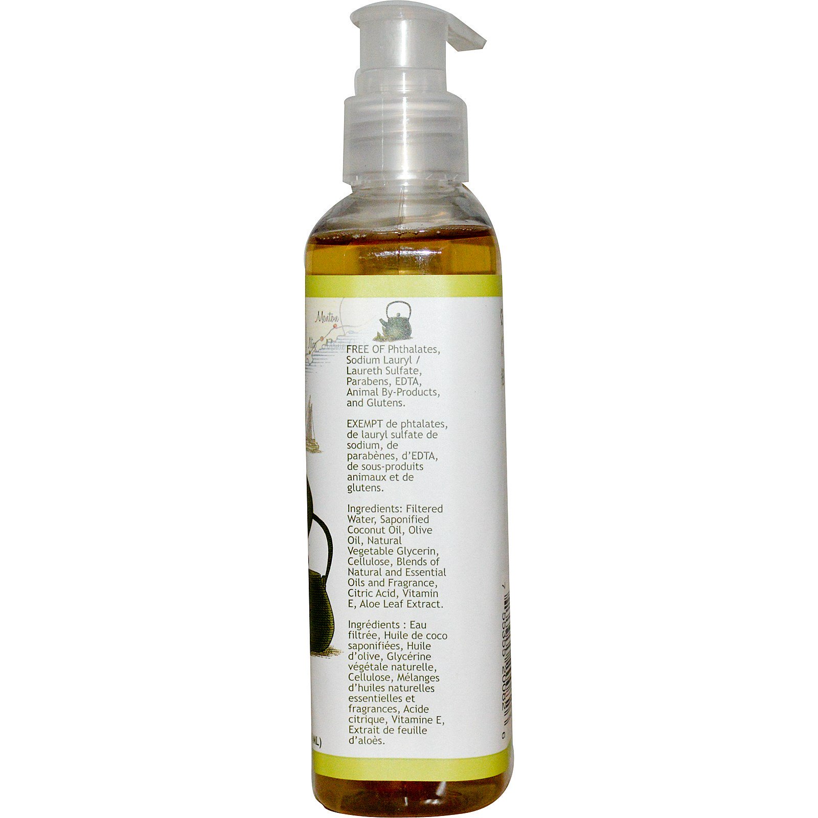 South of France, Sabonete para as mãos de chá verde com aloe vera suavizante, 8 oz. (236 mL) - Imagem 2