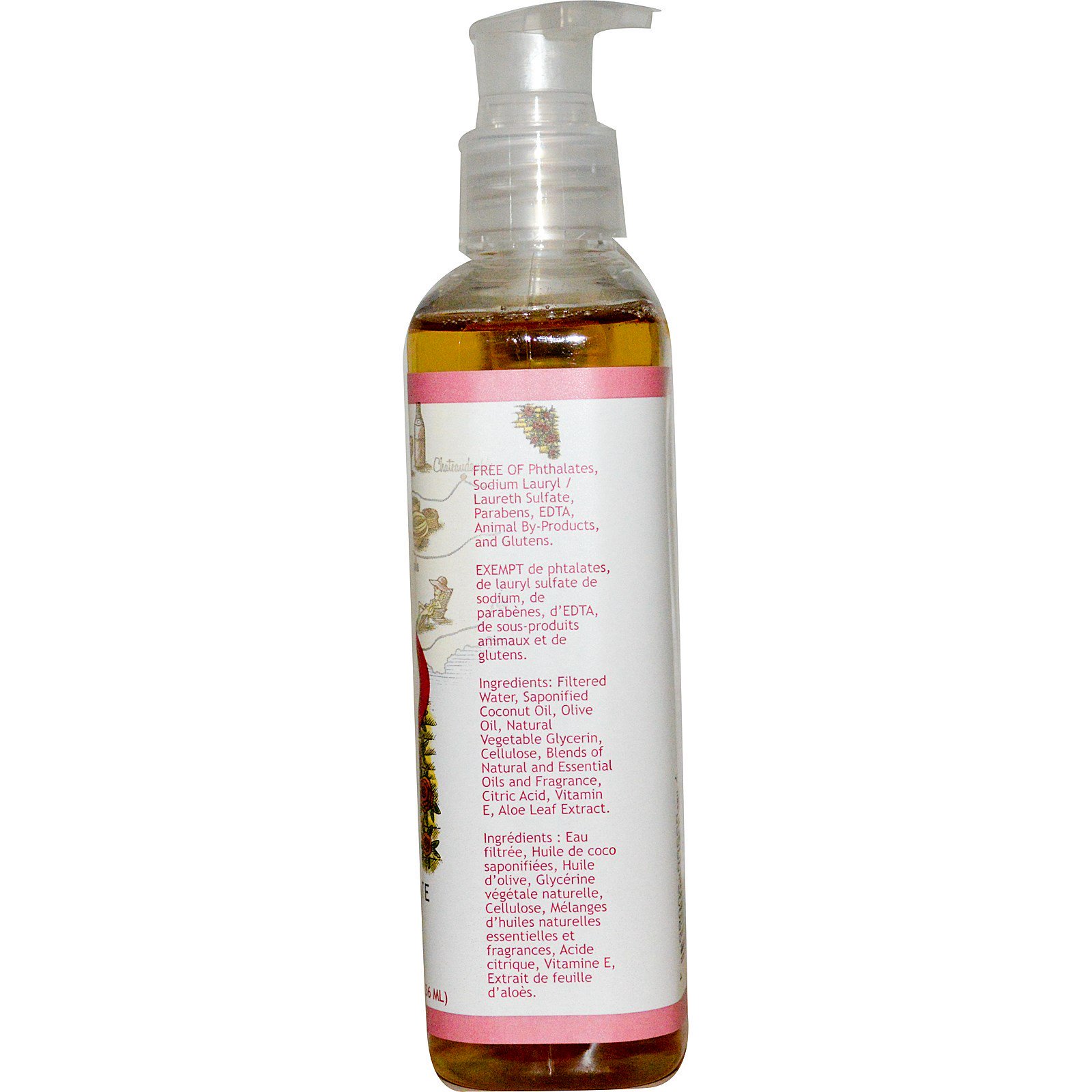 South of France, Sabonete de Mão com Aloé Vera Macio, Rosa Silvestre, 8 oz (236 ml) - Imagem 2