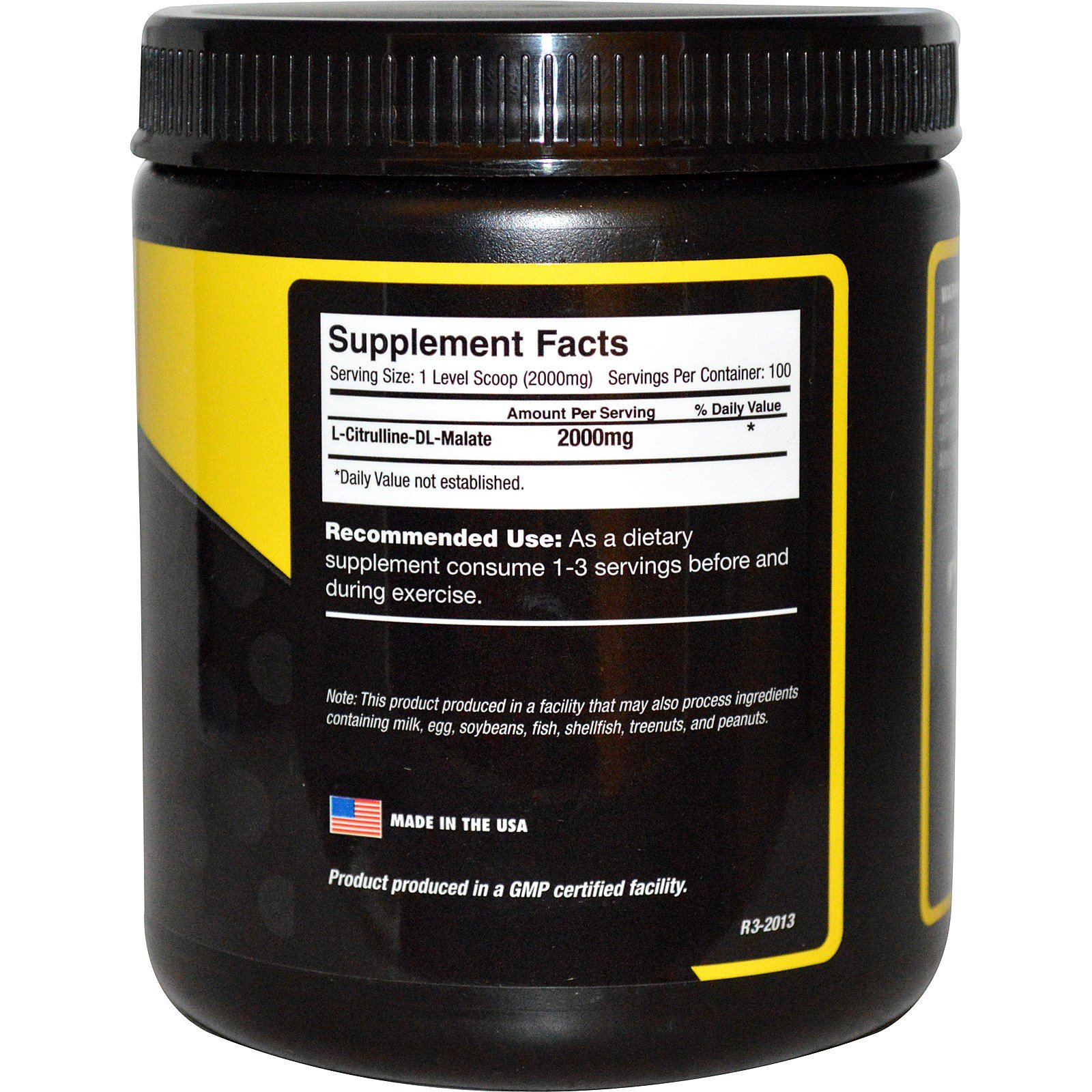 Primaforce, Citrulina Malato, Sem sabor, 200 g - Imagem 2