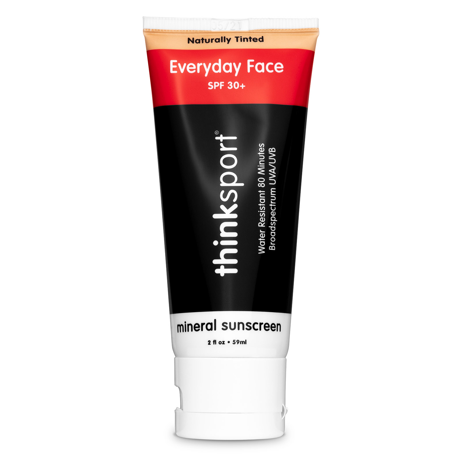 Think, Thinksport, Rosto Diário, SPF 30+, Colorido Naturalmente, 2 oz (59ml)