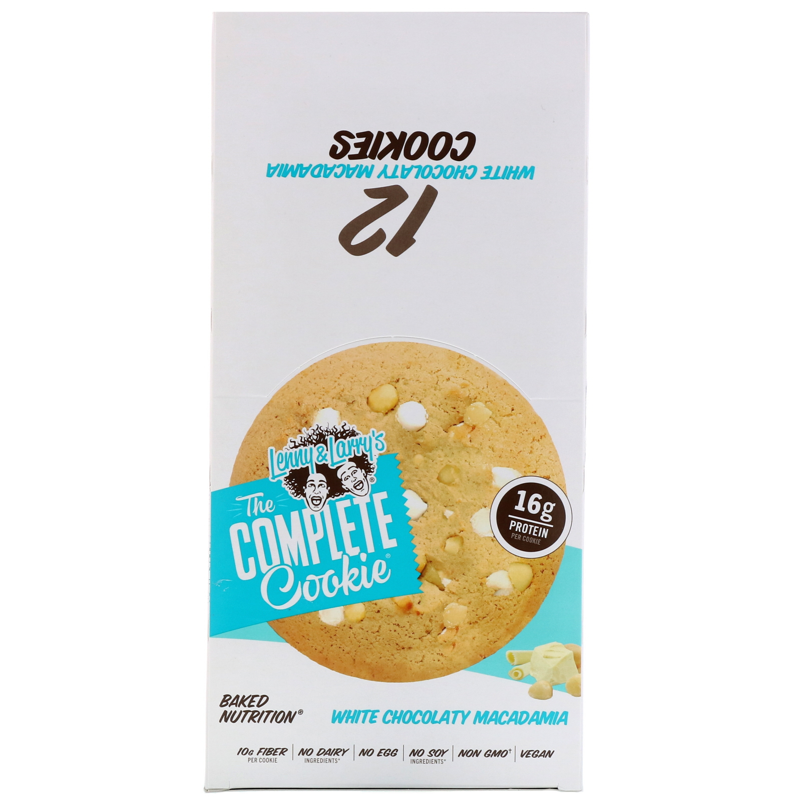 Lenny & Larry's, The COMPLETE Cookie, White Chocolaty Macadamia, 12 Cookies, 4 oz (113 g) Each - Imagem 2