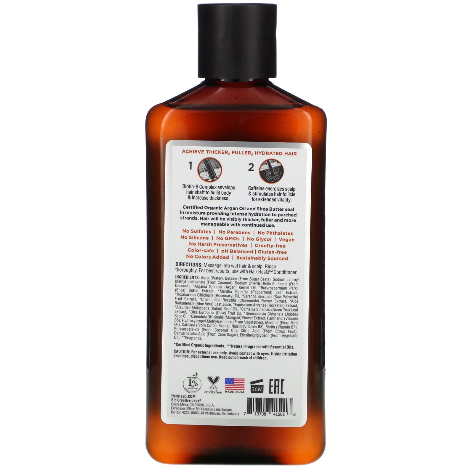 Petal Fresh, Pure, Salva Cabelo, Shampoo de Tratamento para Reforço, 355 ml - Imagem 2