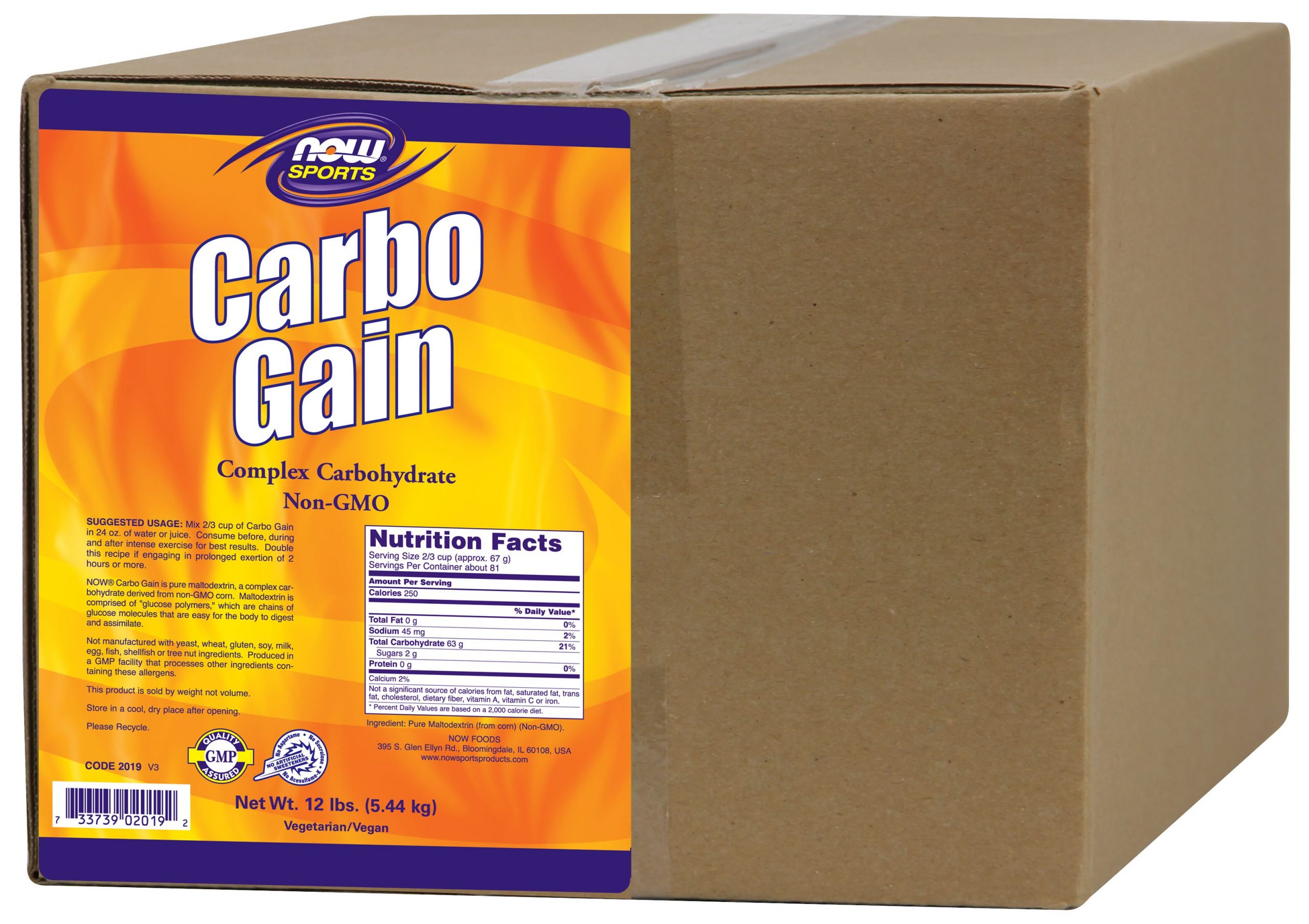 NOW Foods Carbo Gain - 12 lbs.