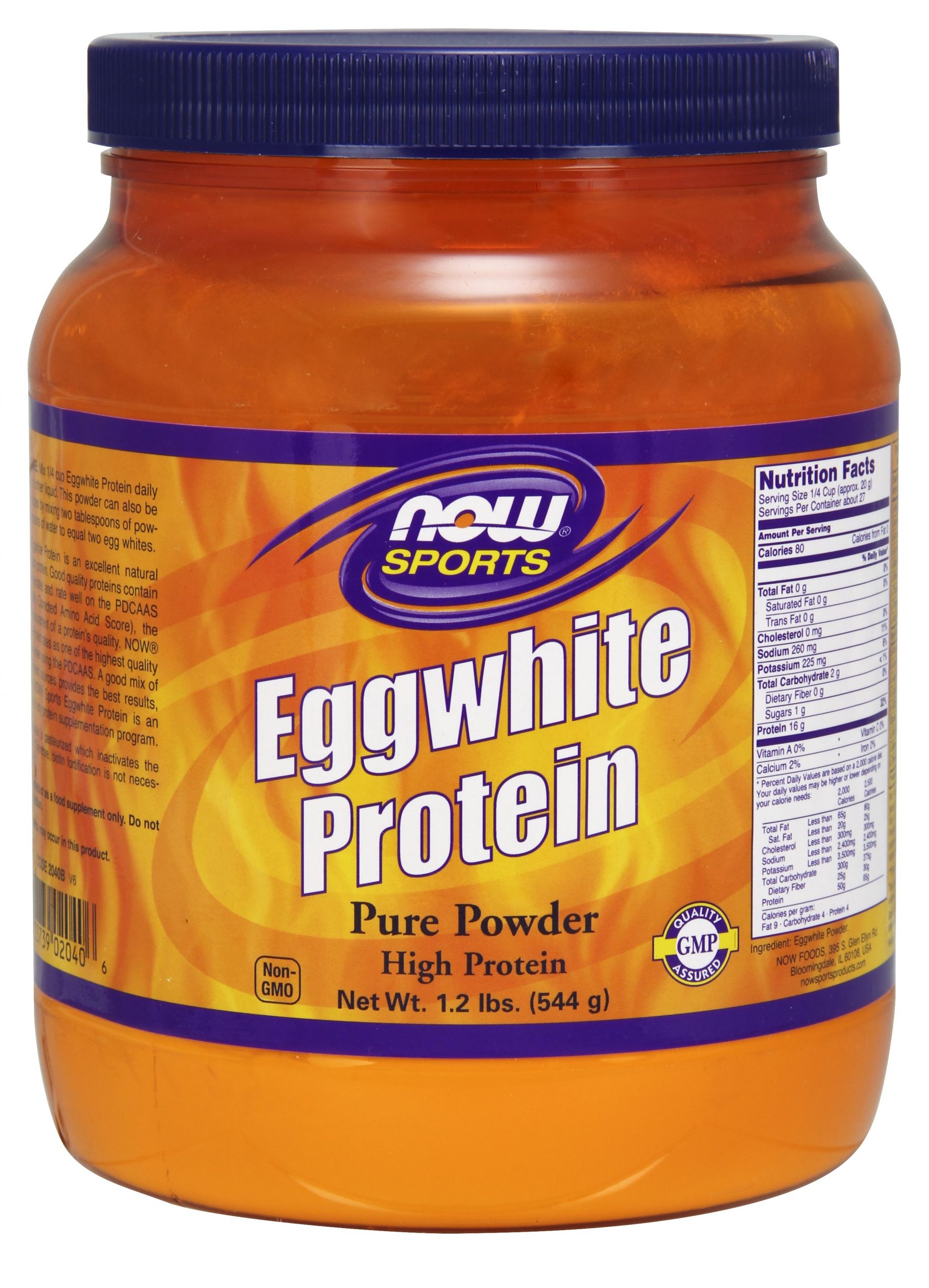 NOW Foods EggWhite Protein - 1.2 lb.
