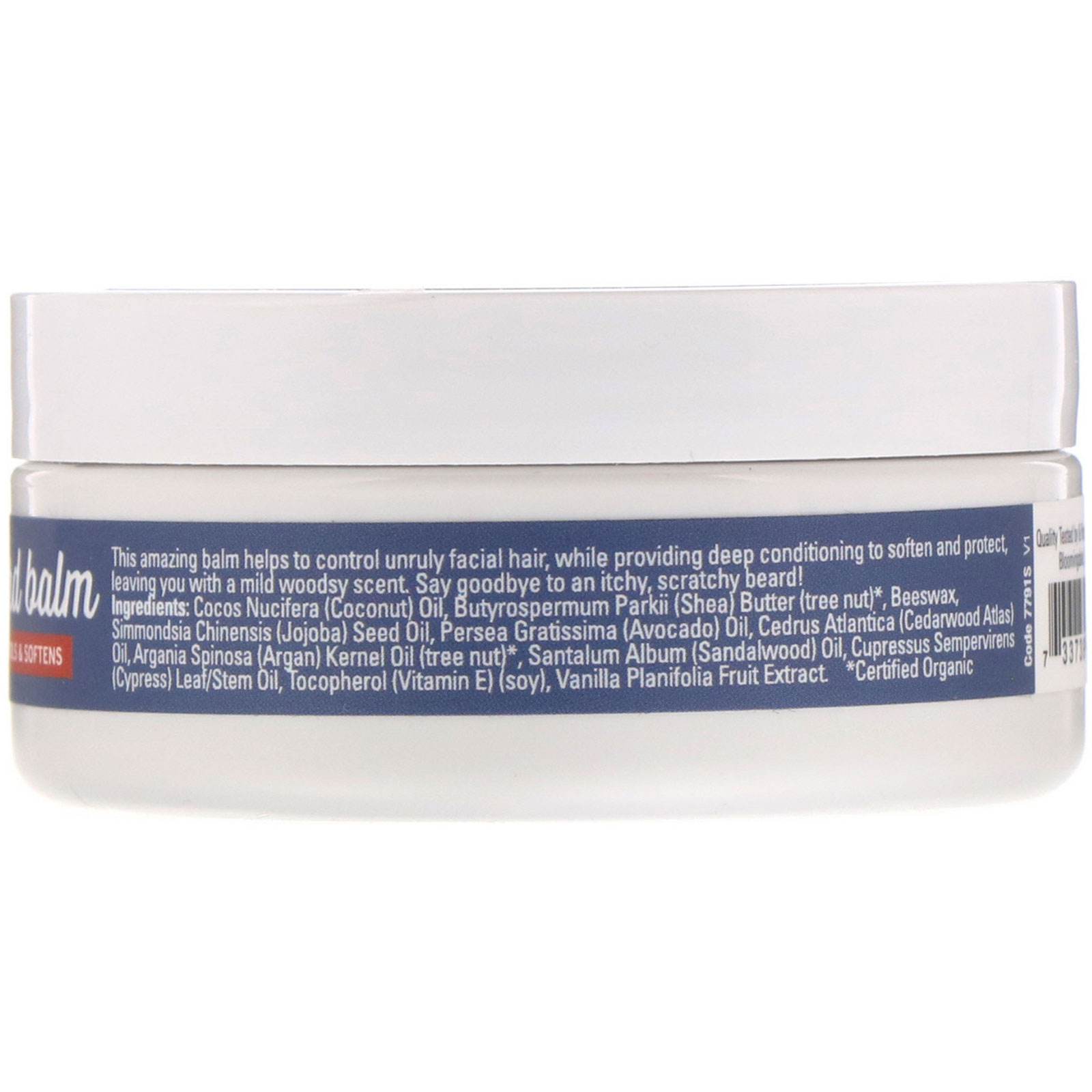 Now Foods, Bálsamo para barba, controle e maciez, Light Woodsy, 57 g (2 oz) - Imagem 2