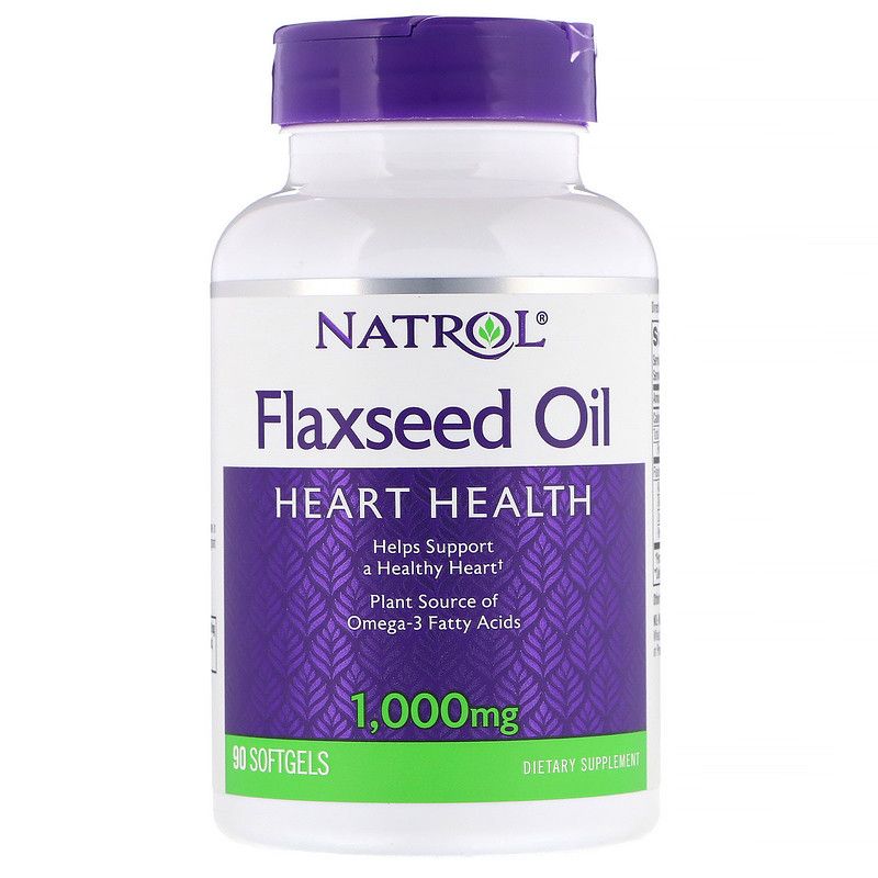 Natrol Omega-3 Flax Seed Oil - 1000 Mg - 90 Softgels - Imagem 2