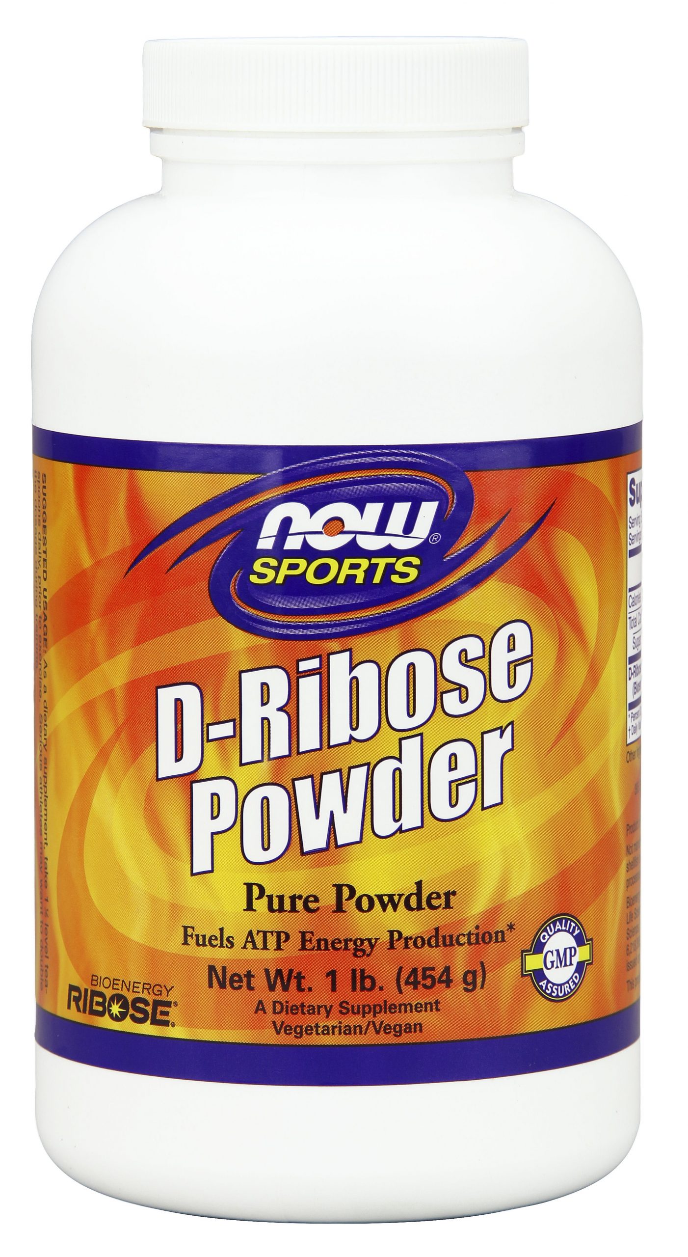 NOW Foods D-Ribose Powder - 16 oz.