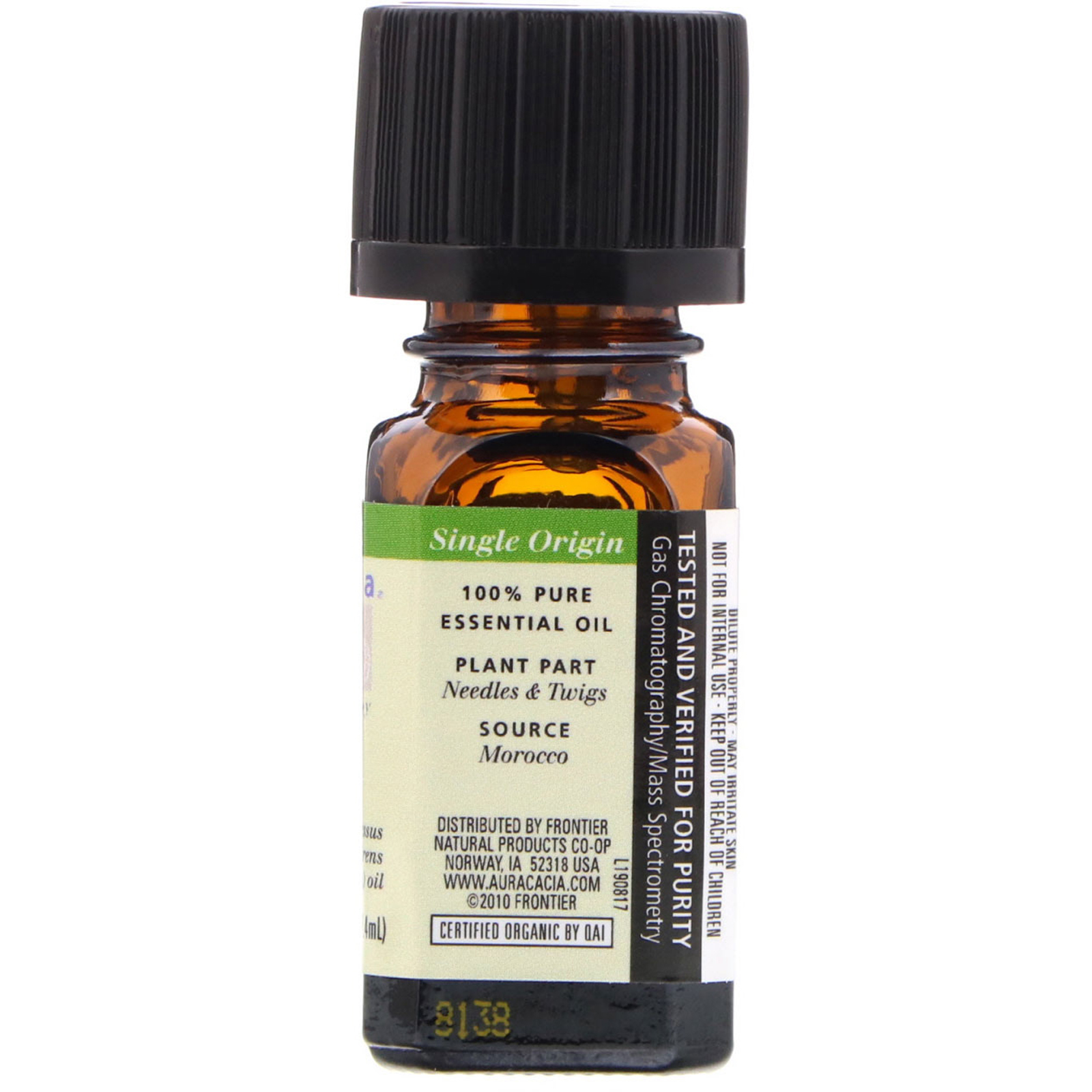 Aura Cacia, Orgânico Cipestre, 0.25 fl oz (7,4 ml) - Imagem 2