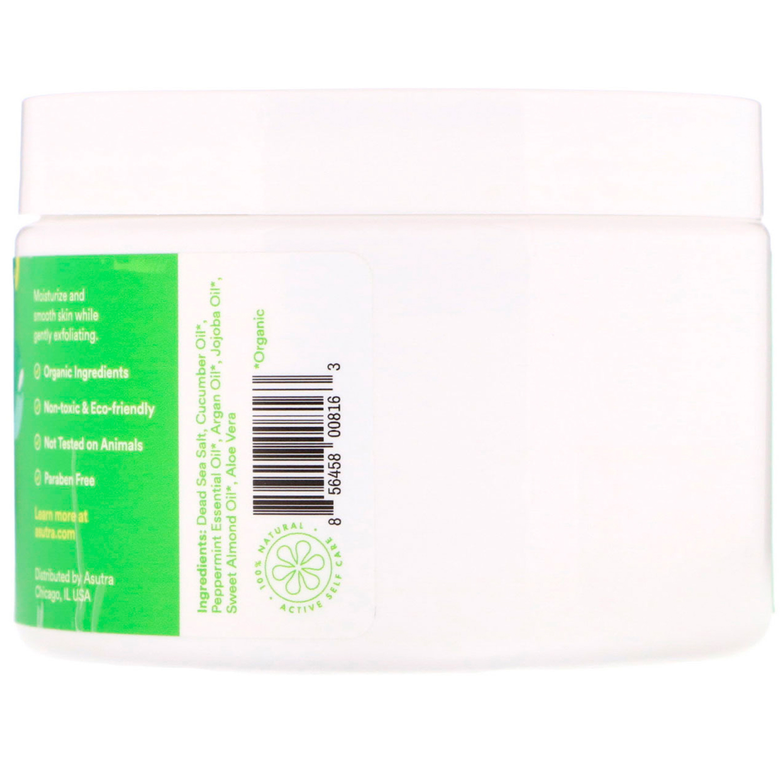 Asutra, Esfolie Ao Longo do Dia, Esfoliante Corporal, Pepino Refrescante, 12 oz (350 g) - Imagem 2