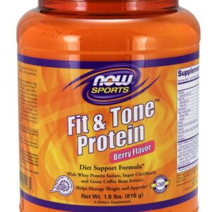NOW Foods Fit & Tone™ Protein Berry Flavor - 1.8 lbs