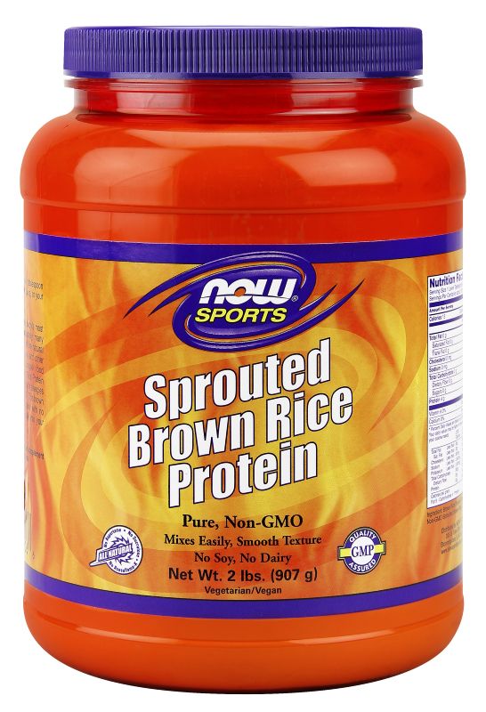 NOW Foods Sprouted Brown Rice Protein - 2 lbs. - Imagem 2