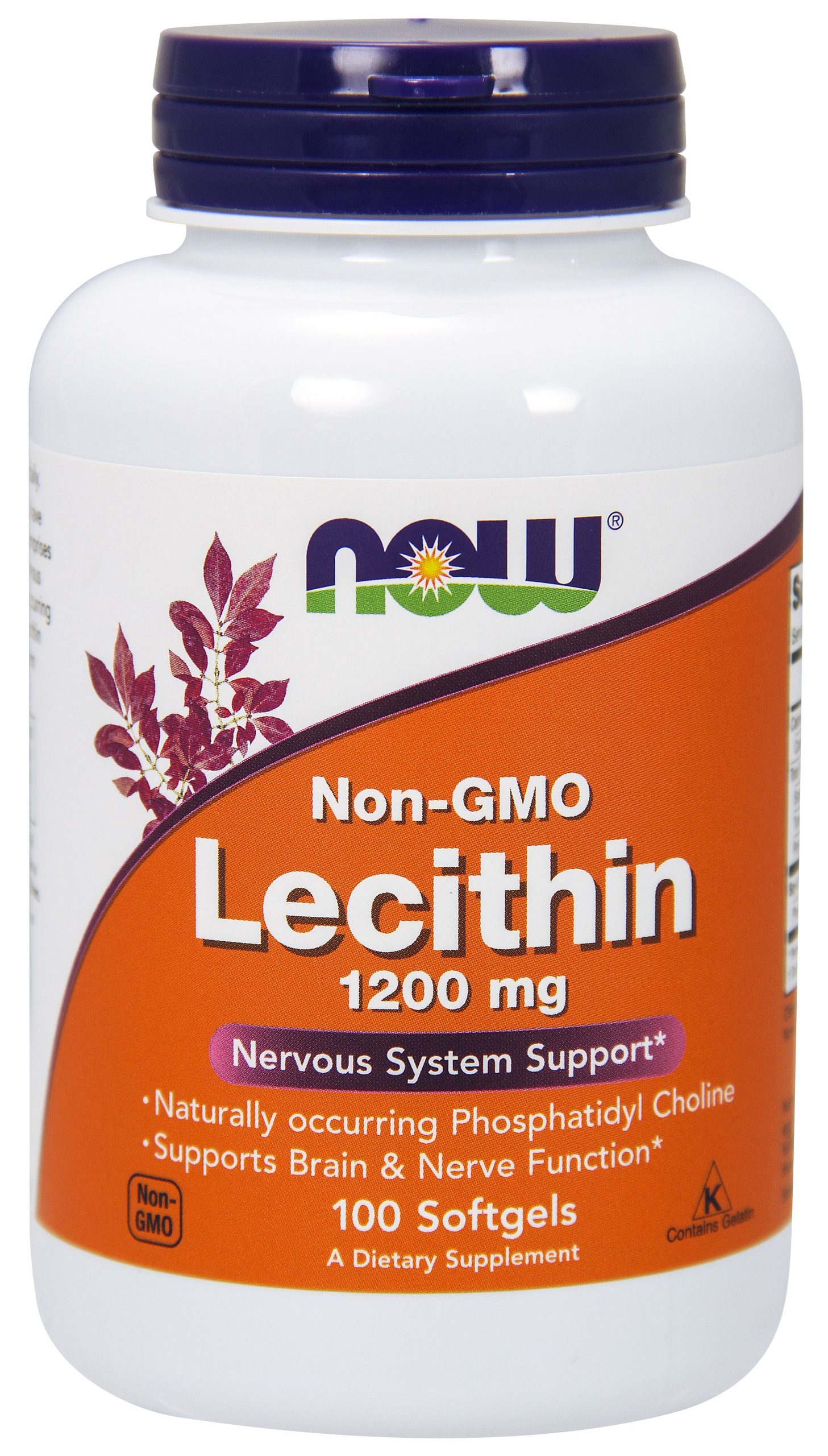 NOW Foods Lecithin 1200 mg - 100 Softgels