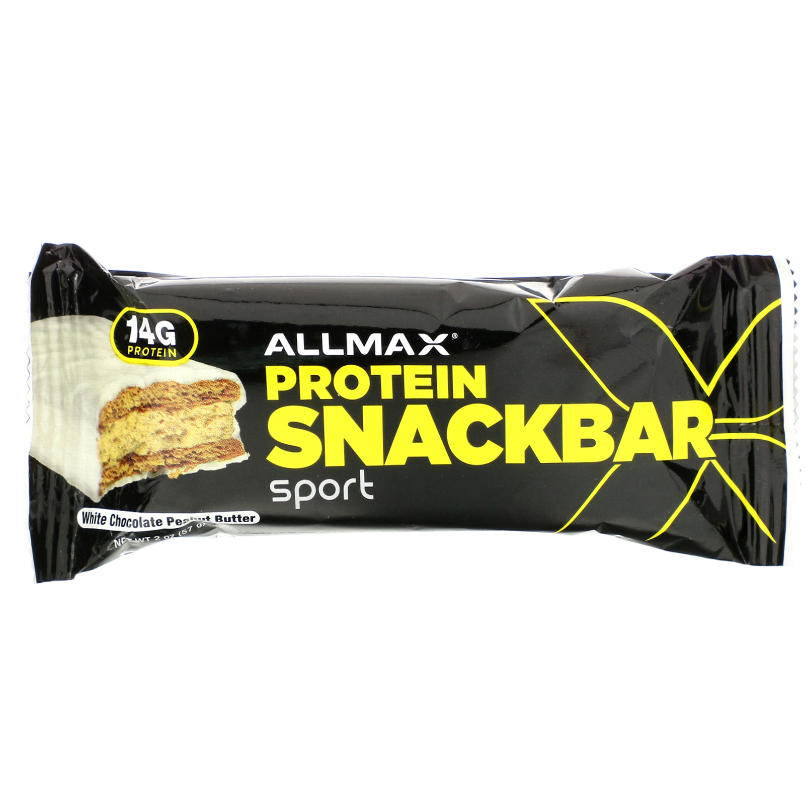 ALLMAX Nutrition, Lanche energético com alto teor de proteína, barra de proteínas, chocolate branco, manteiga de amendoim, 12 barras, 57 g (2 oz) cada - Imagem 4