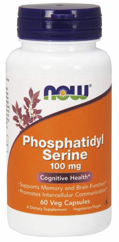 NOW Foods Phosphatidyl Serine 100 mg - 60 Veg Capsules - Imagem 2