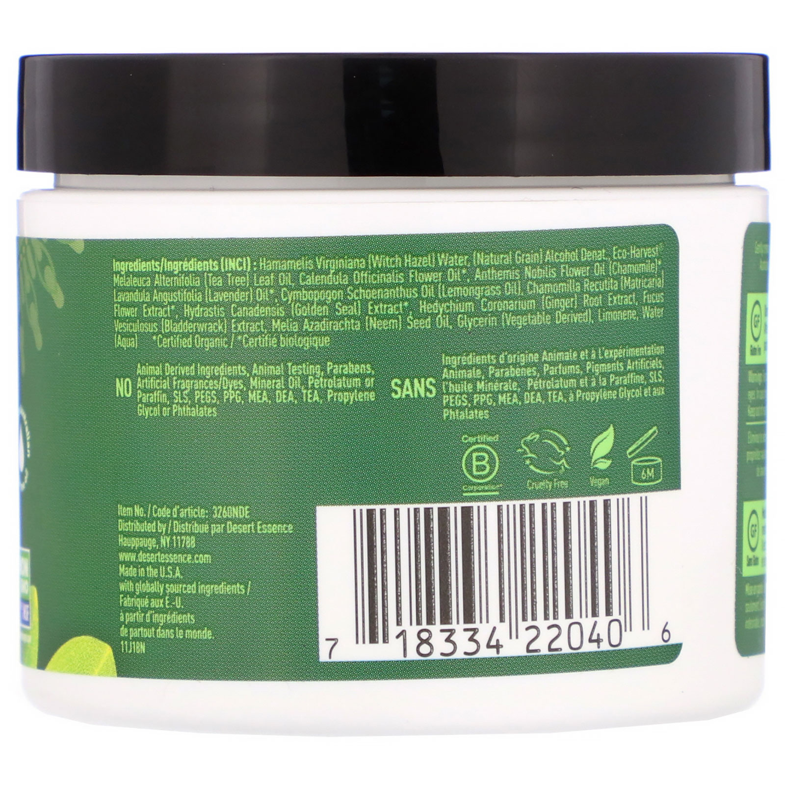 Desert Essence, Almofadas de limpeza facial diárias, 50 almofadas - Imagem 2