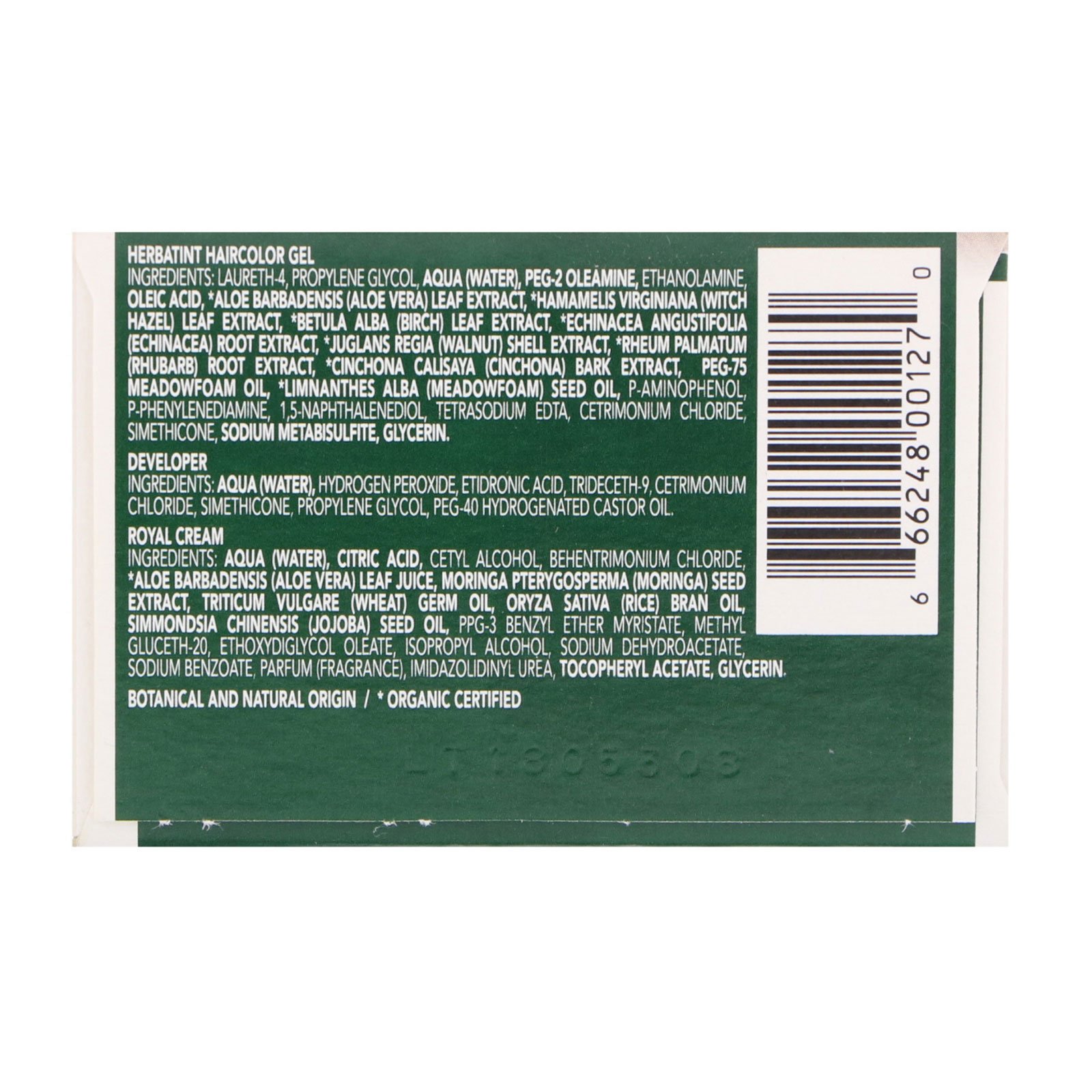 Herbatint, Tintura Permanente para Cabelo em Gel, 10C Loiro Sueco, 135 ml - Imagem 2