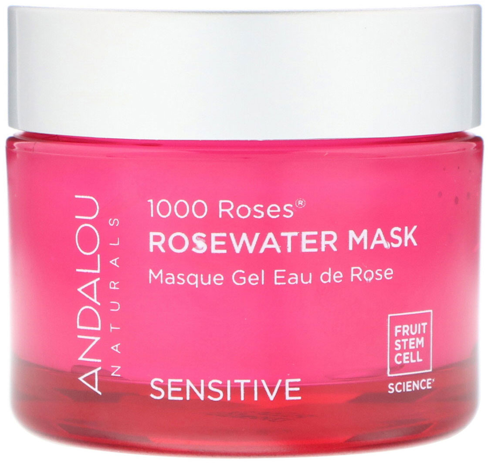 Andalou Naturals, 1000 Roses, Máscara de Água de Rosas, Sensível, 50 g (1,7 oz) - Imagem 3