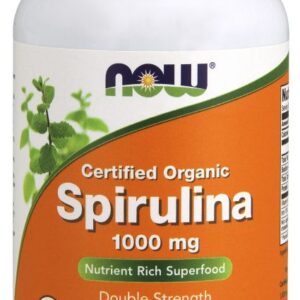 NOW Foods Spirulina 1,000 mg Organic - 120 Tablets